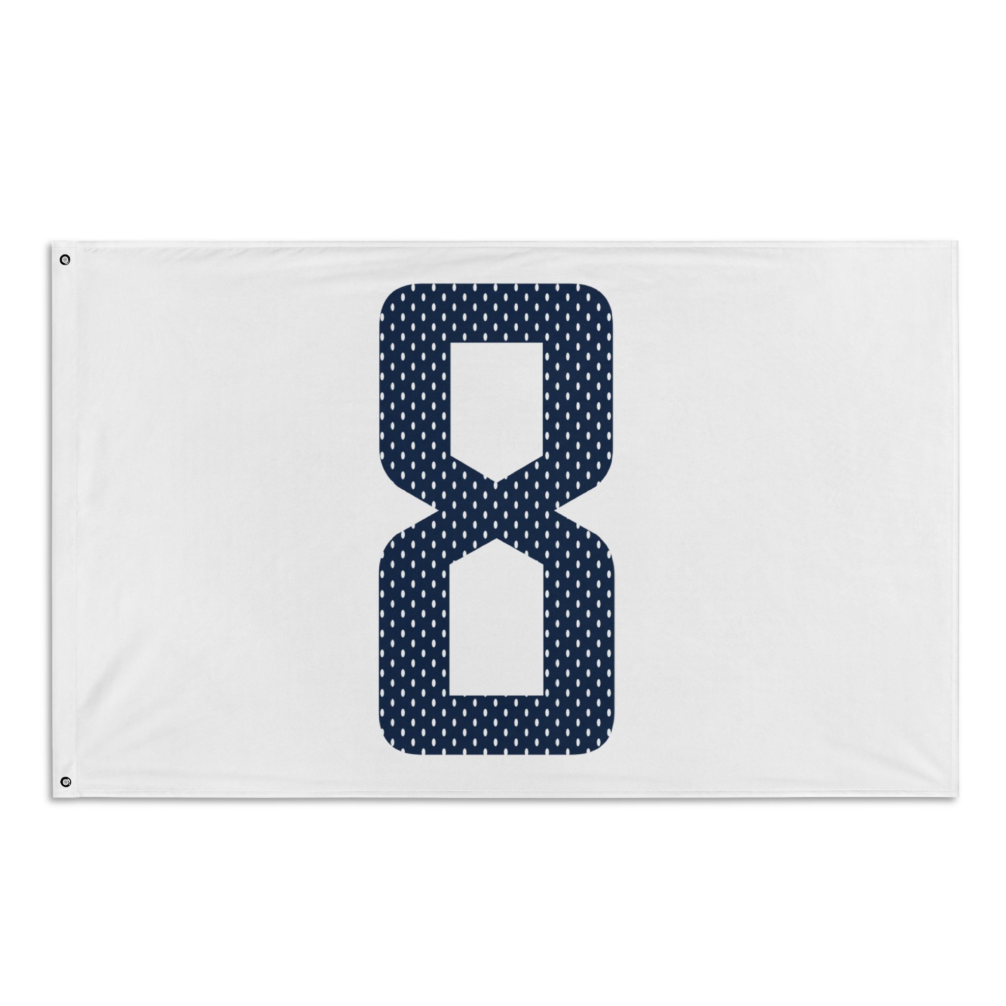 Flag (35 × 56 in) — mesh_shirsey_number in Classic
