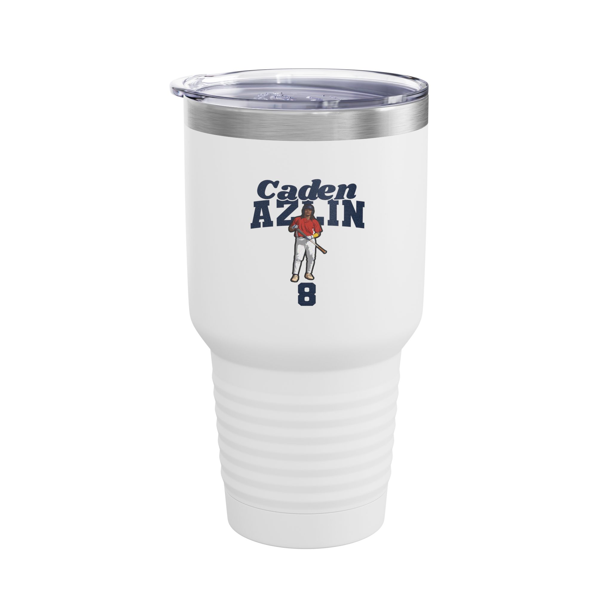 30oz Tumbler — character_signature_arch in White