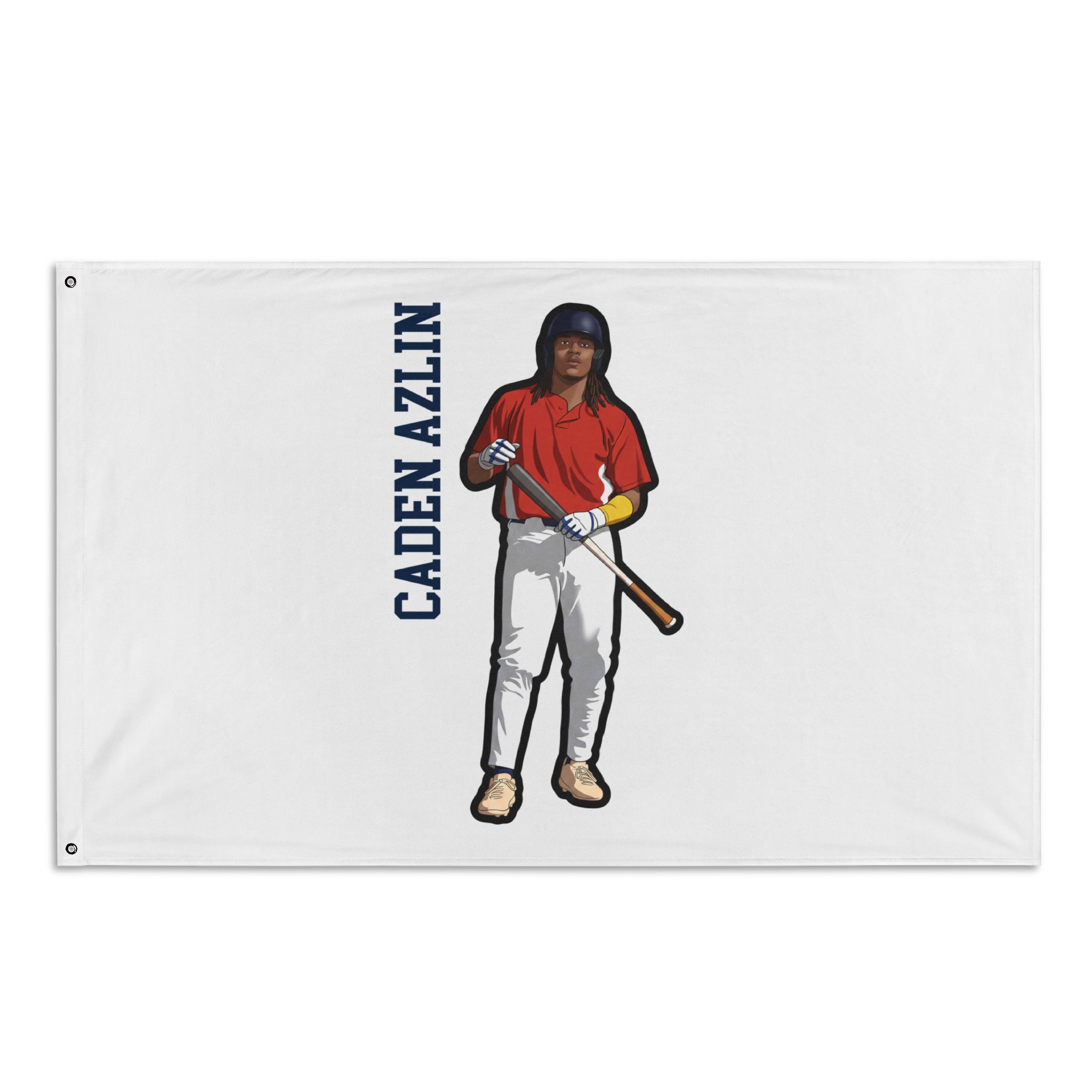 Flag (35 × 56 in) — character_name_vertical in Classic