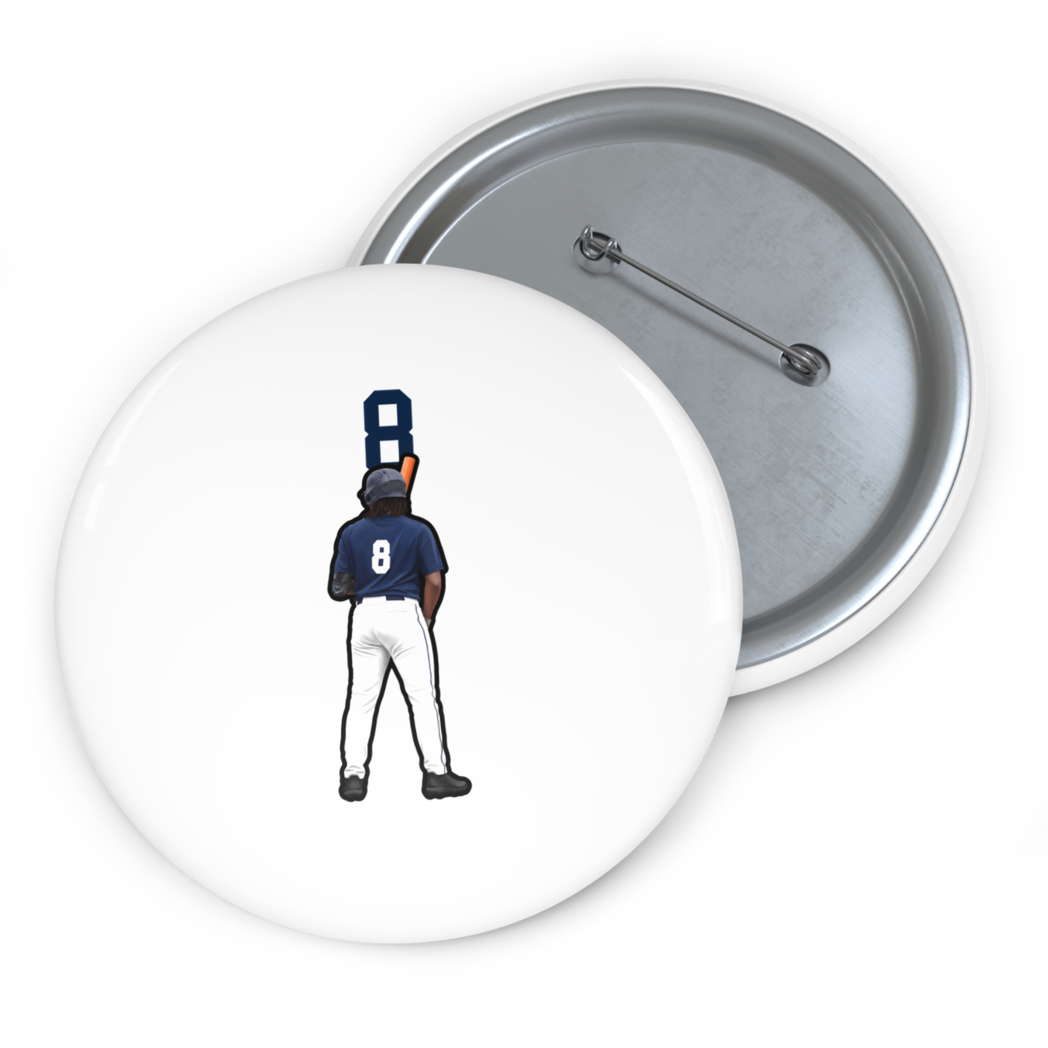 Game Day Pin — character_number_top in Classic