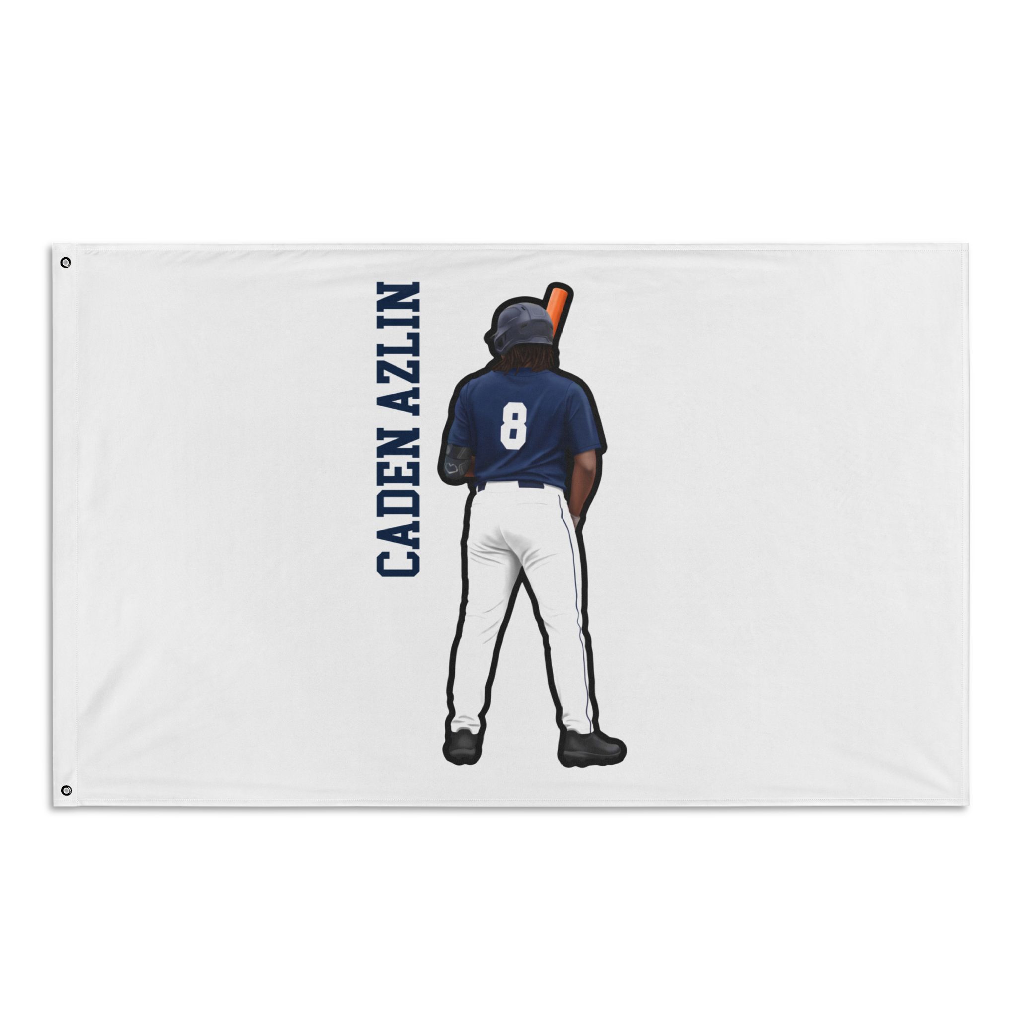 Flag (35 × 56 in) — character_name_vertical in Classic