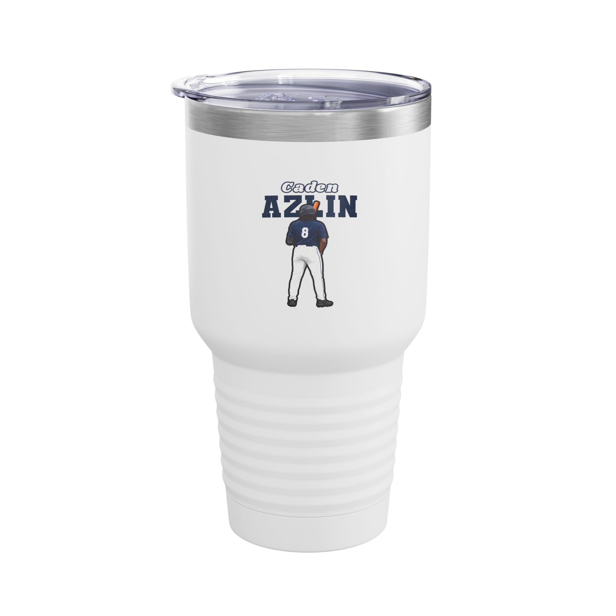 30oz Tumbler — character_name_arch in White