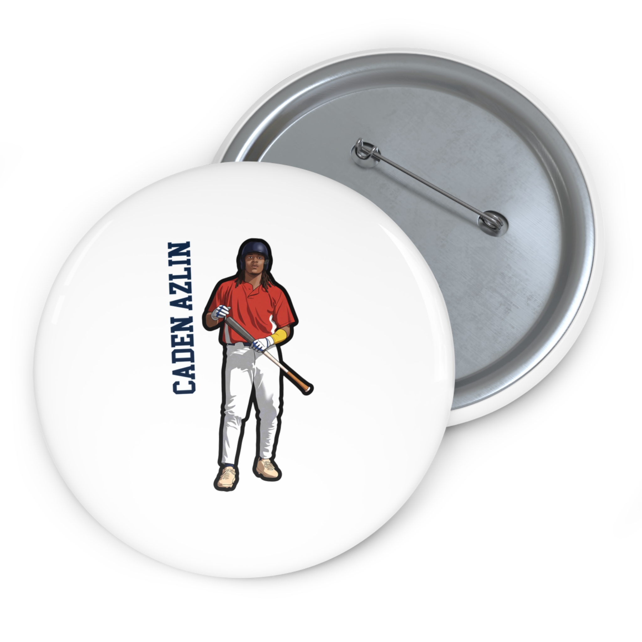 Game Day Pin — character_name_vertical in Classic