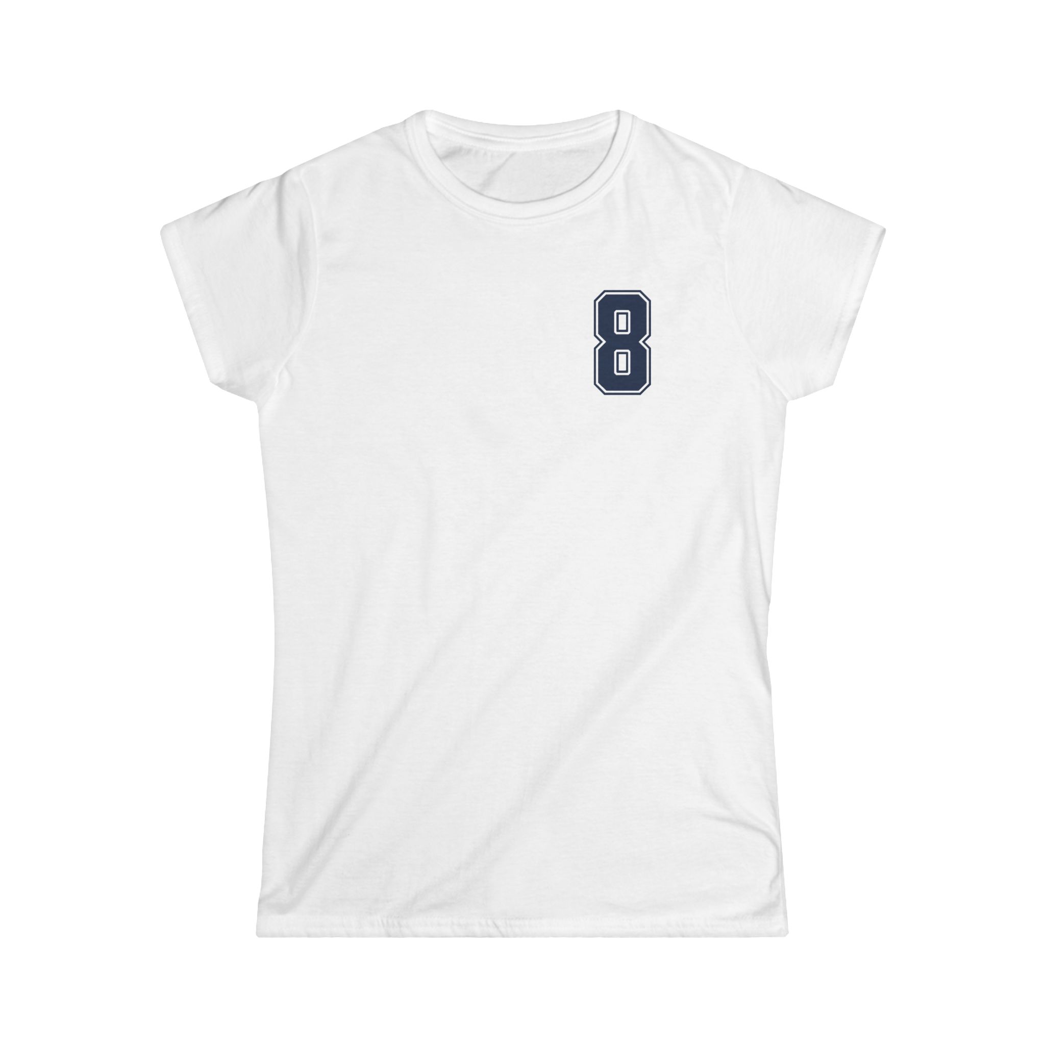 Women's Softstyle Tee — chest_back in White