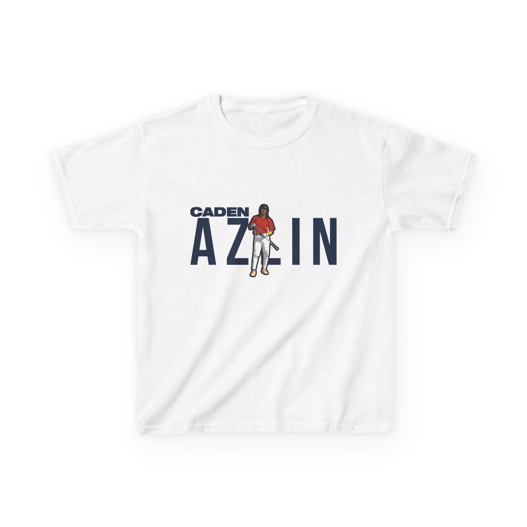 Youth Tee — character_player_name in White