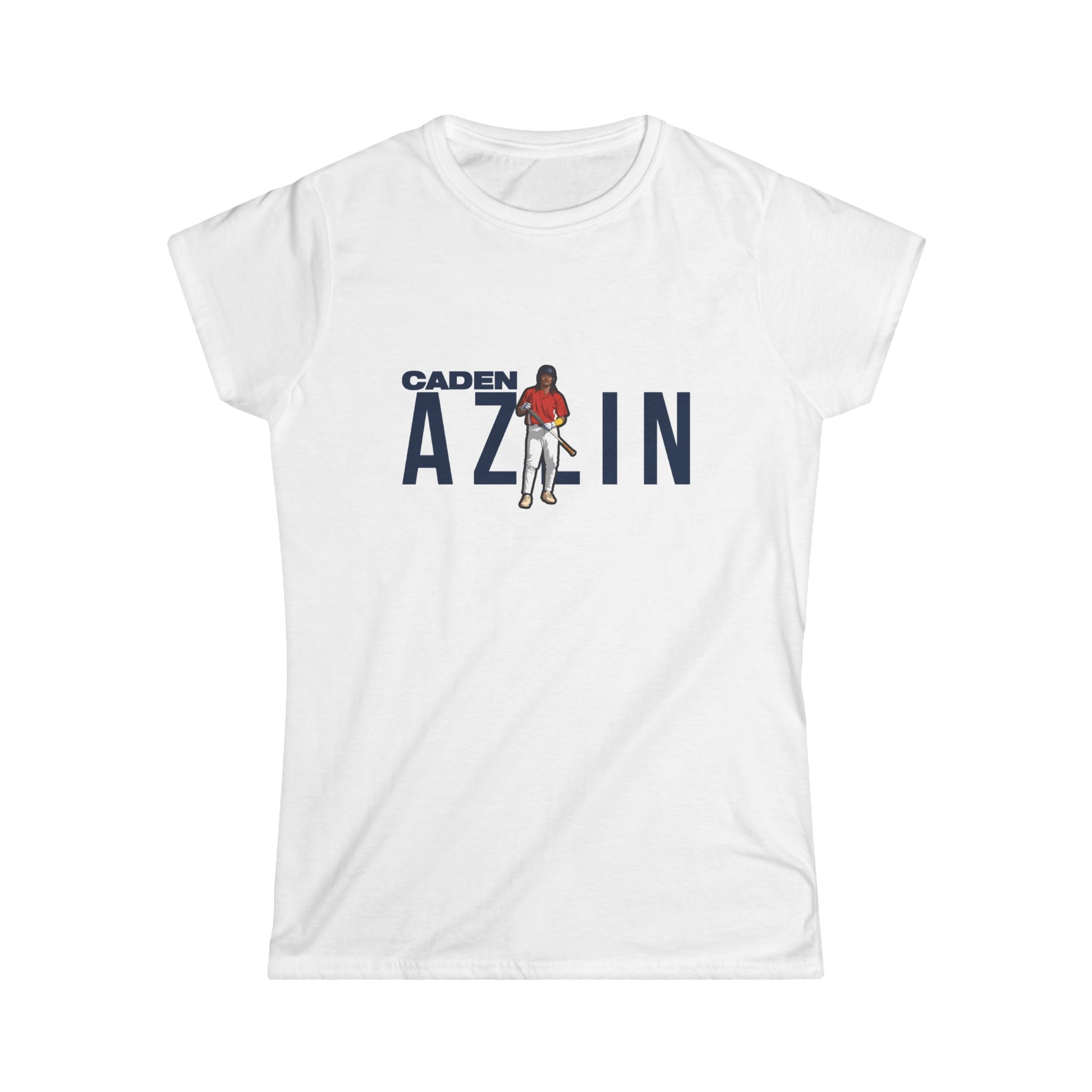 Women's Softstyle Tee — character_player_name in White