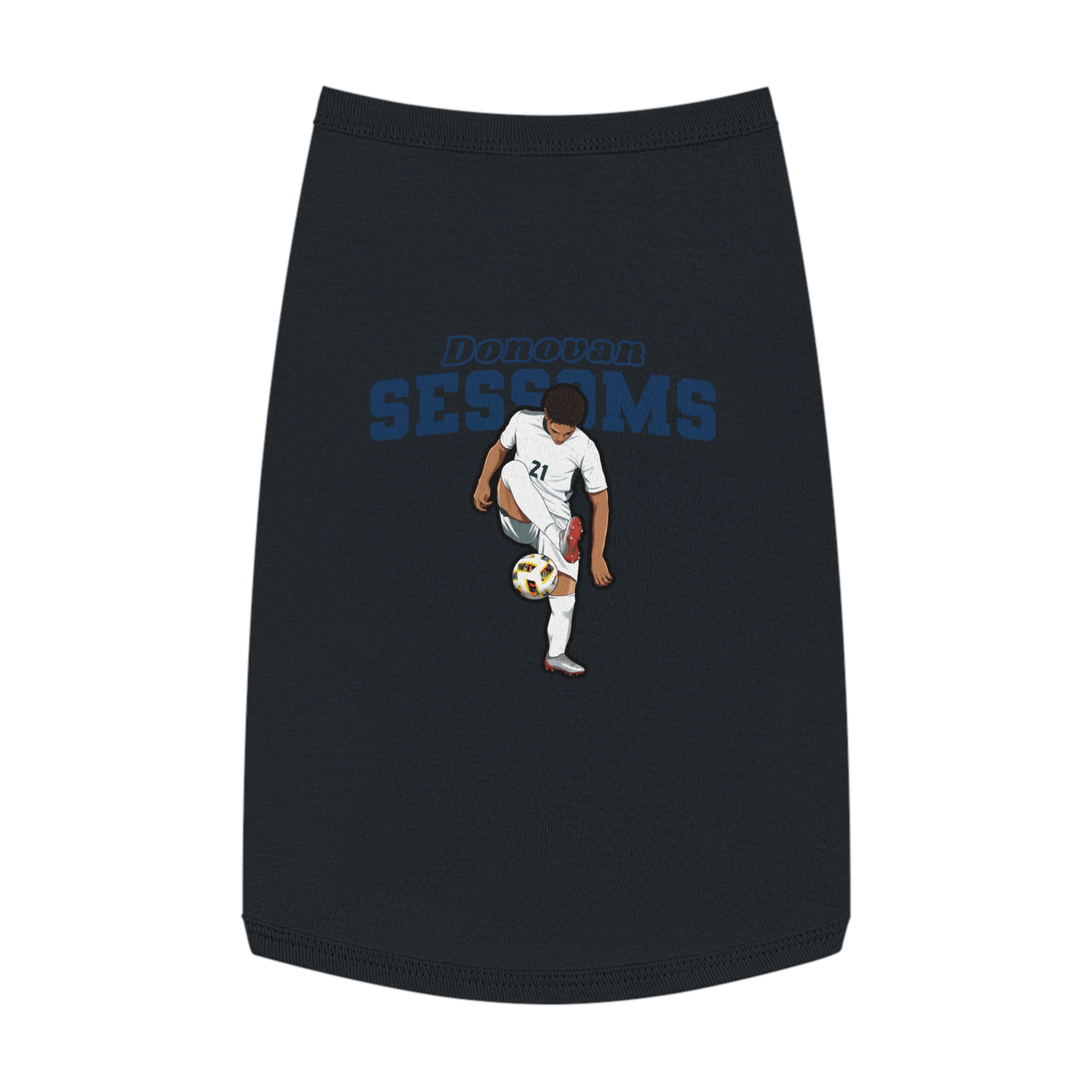 Pet Tank Top — character_name_arch in White