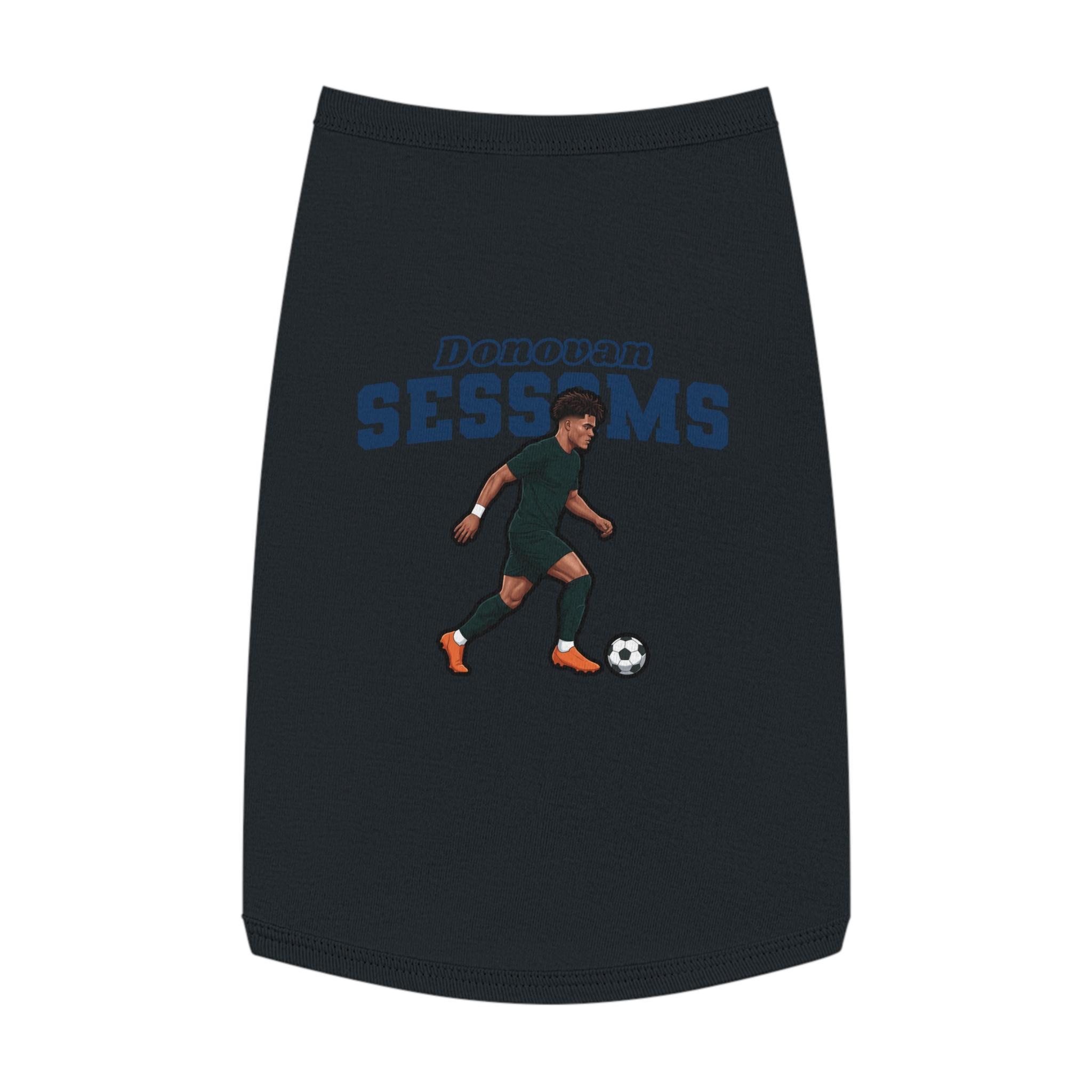 Pet Tank Top — character_name_arch in Black