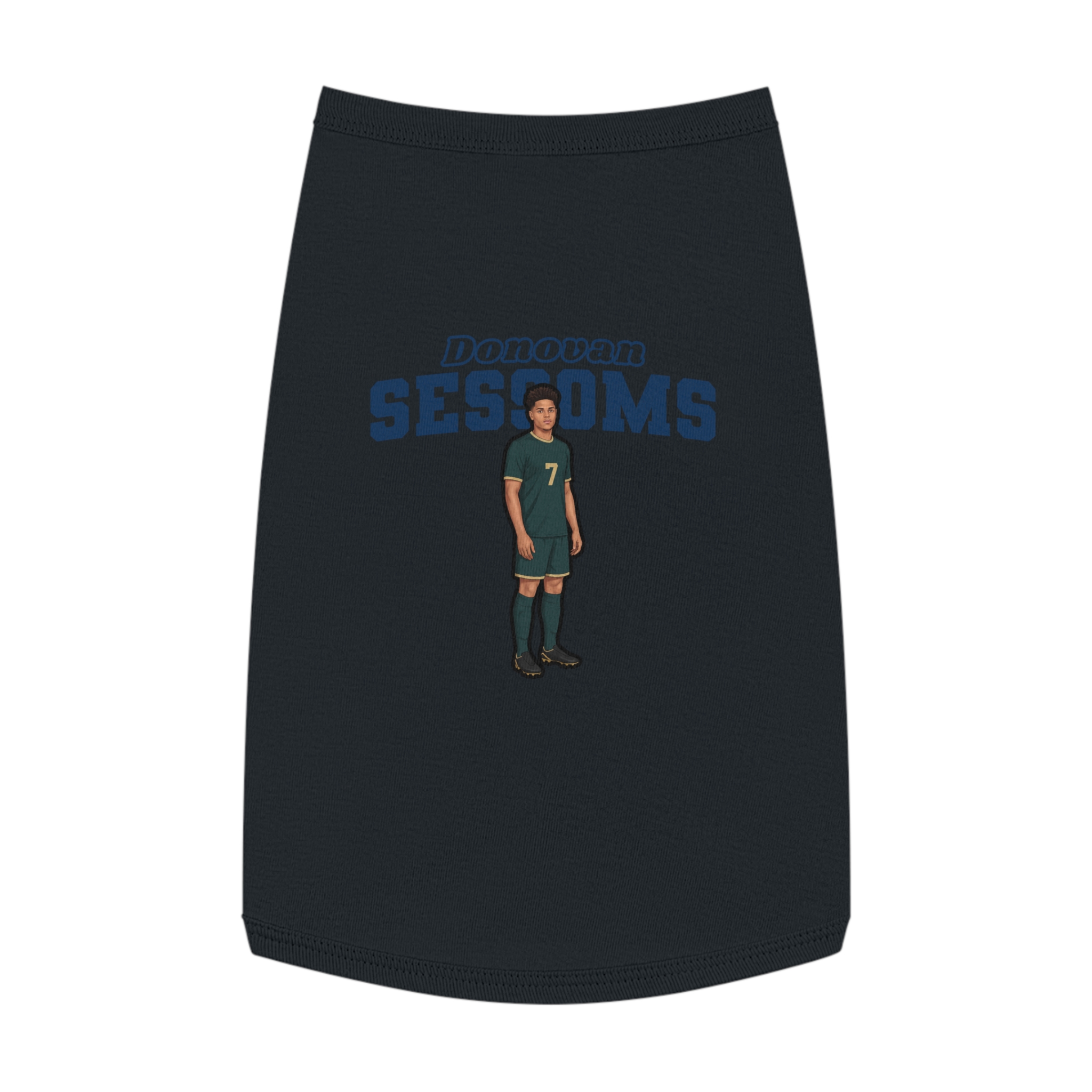 Pet Tank Top — character_name_arch in White