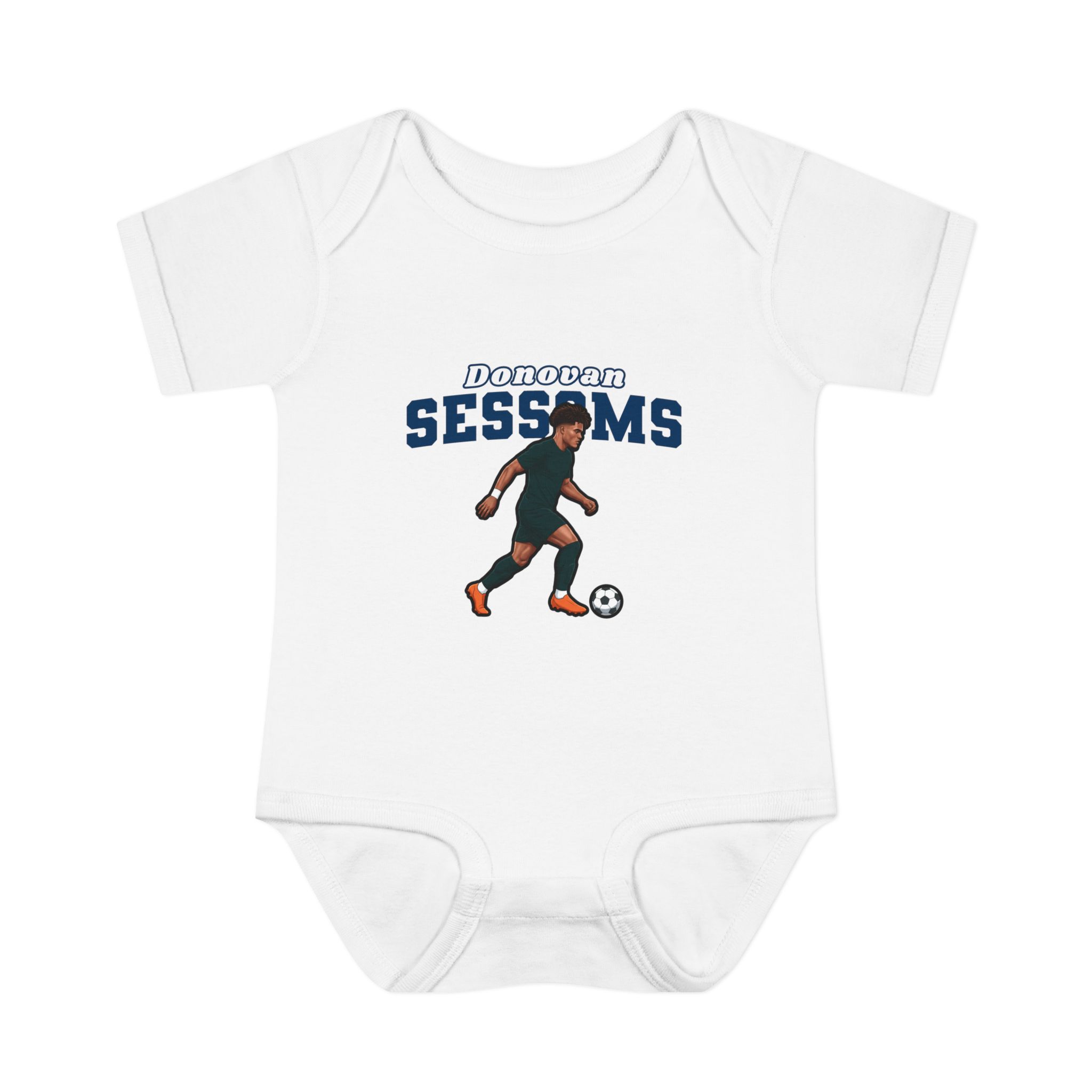 Baby Onesie — character_name_arch in White
