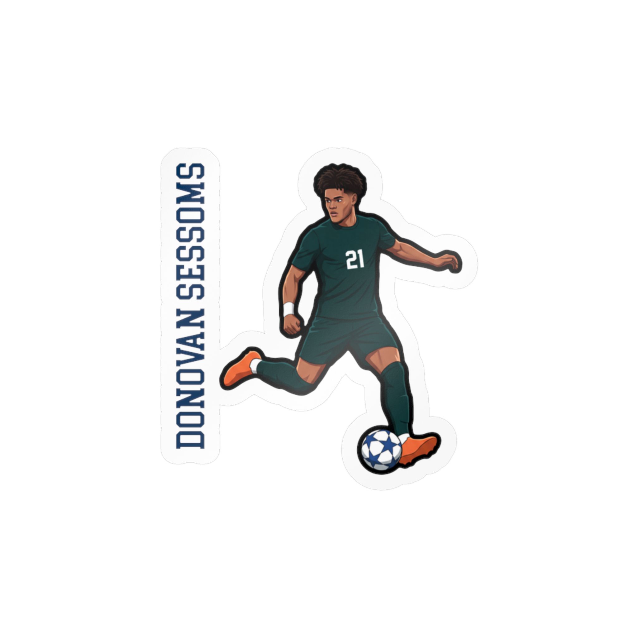 Vinyl Sticker — character_name_vertical in Classic