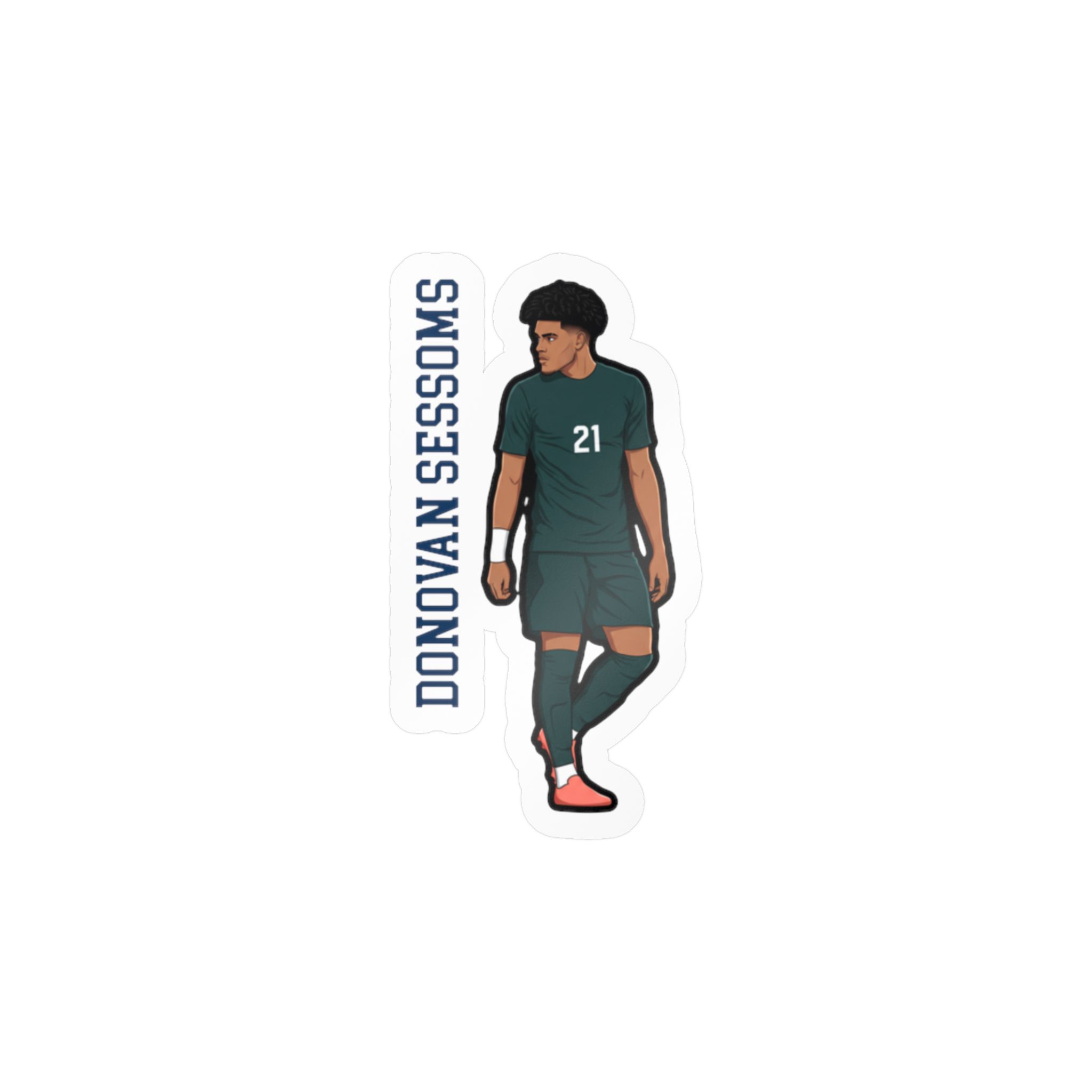 Vinyl Sticker — character_name_vertical in Classic