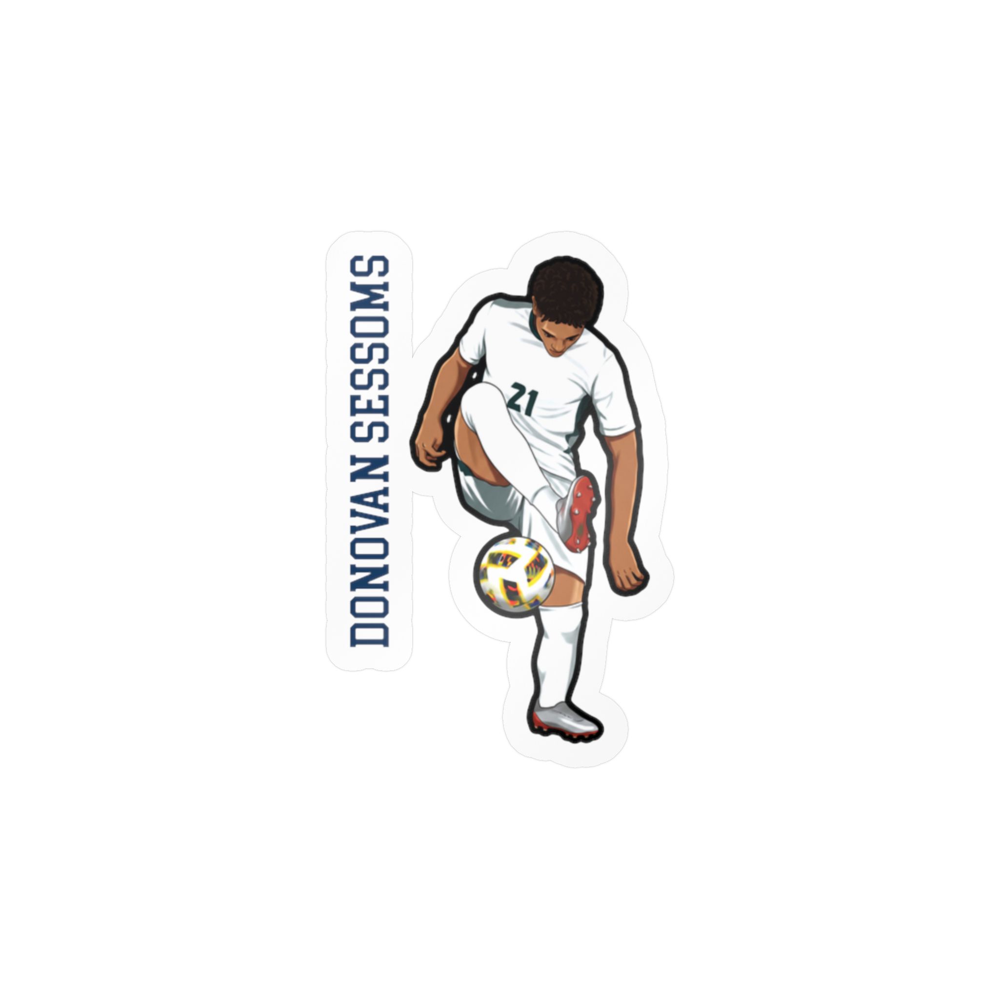 Vinyl Sticker — character_name_vertical in Classic