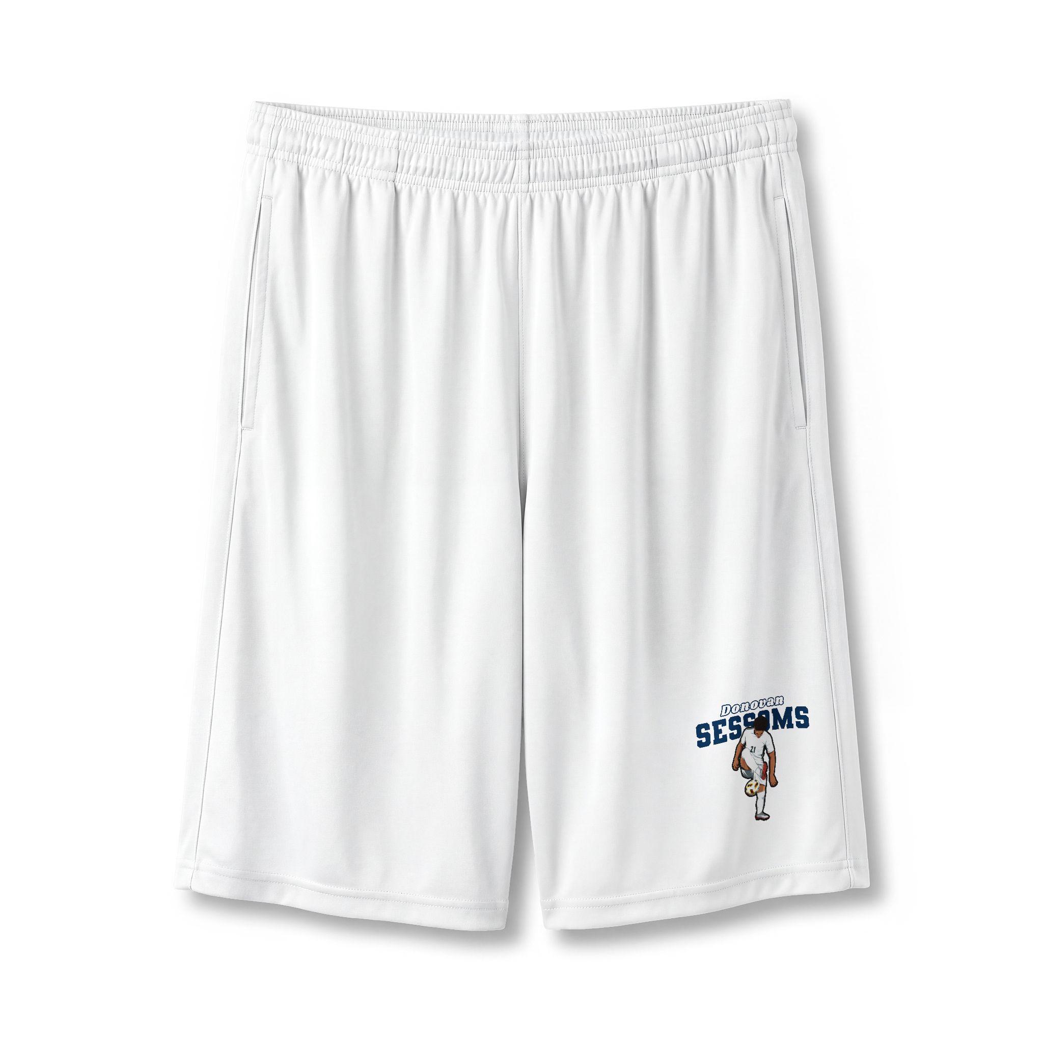 Shorts — character_name_arch in White