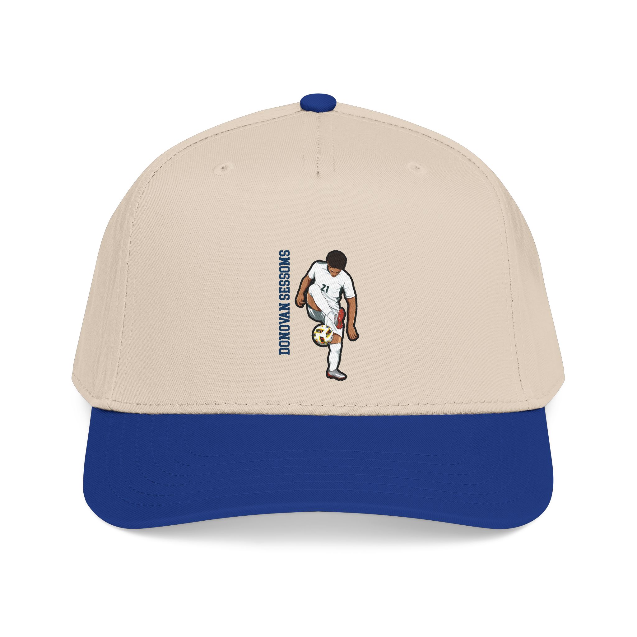 Baseball Cap — character_name_vertical in Royal / Natural
