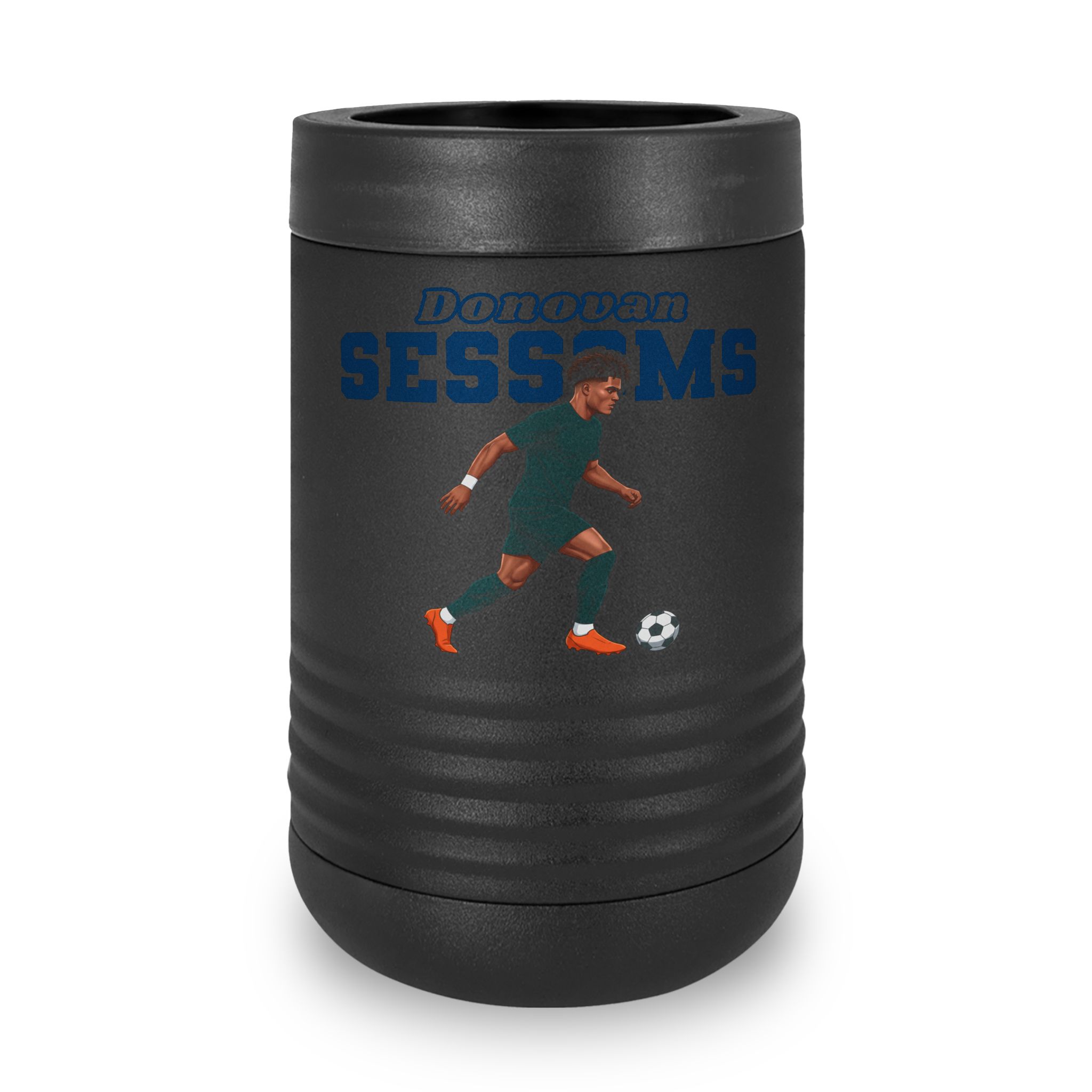 Stainless Can Cooler — character_name_arch in Black