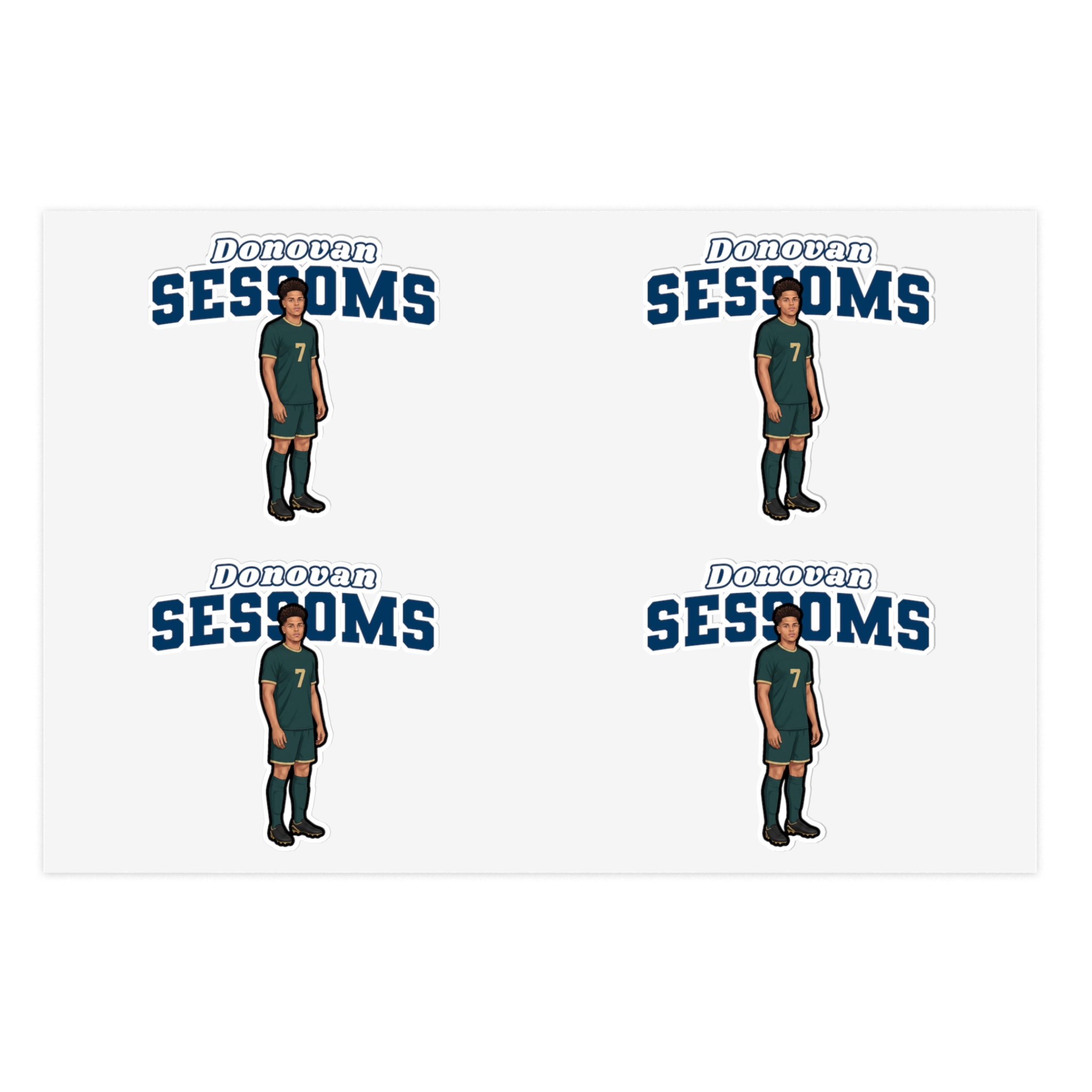 Sticker Sheet — character_name_arch in Classic