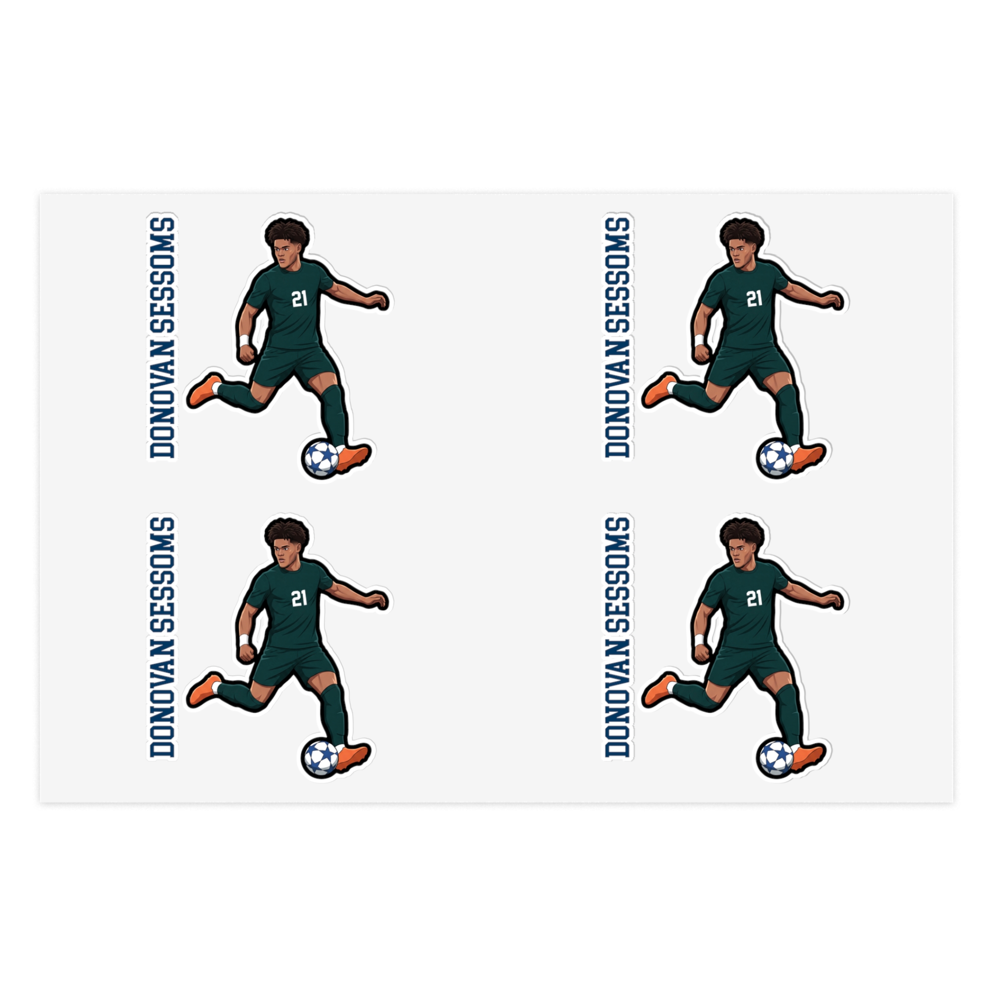 Sticker Sheet — character_name_vertical in Classic