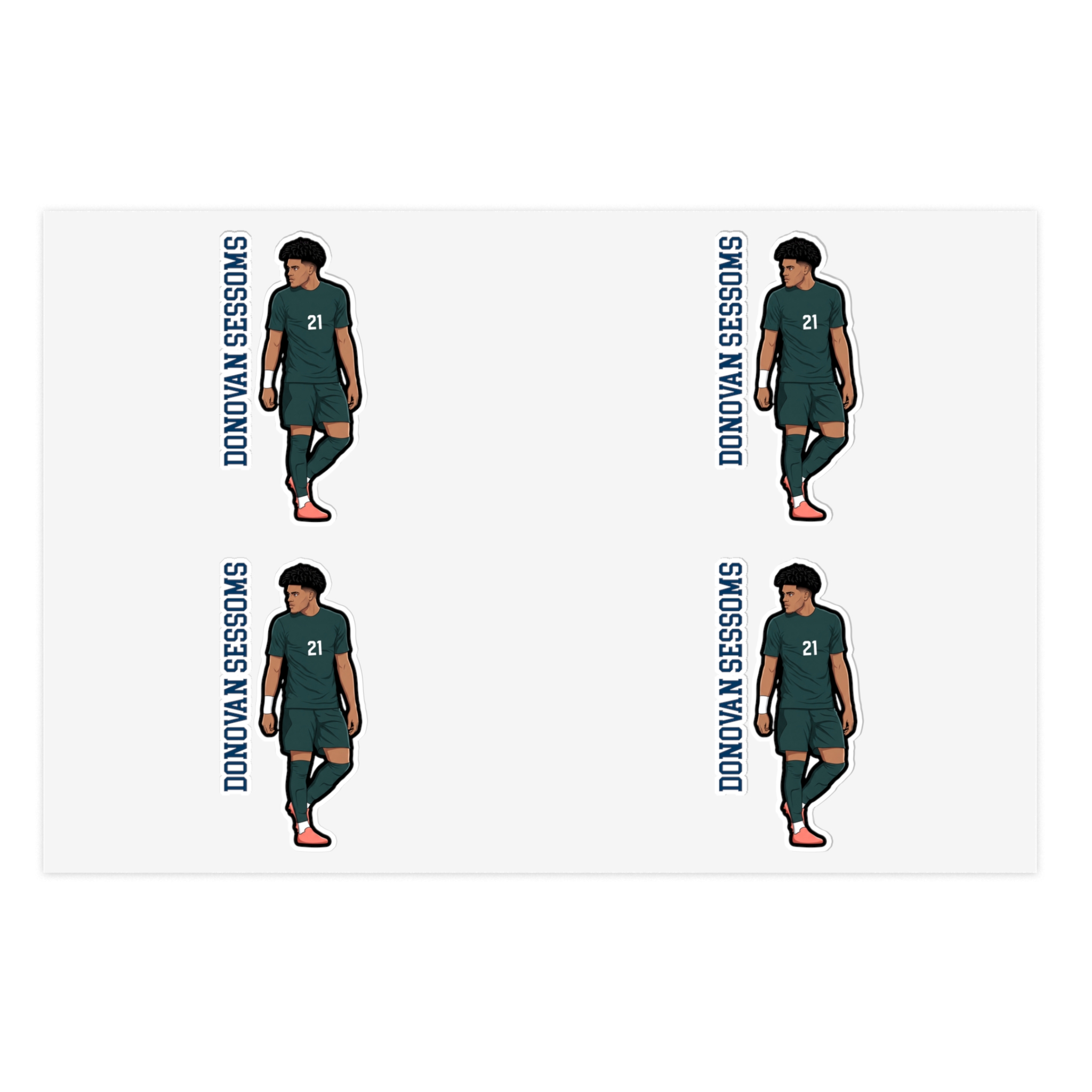 Sticker Sheet — character_name_vertical in Classic