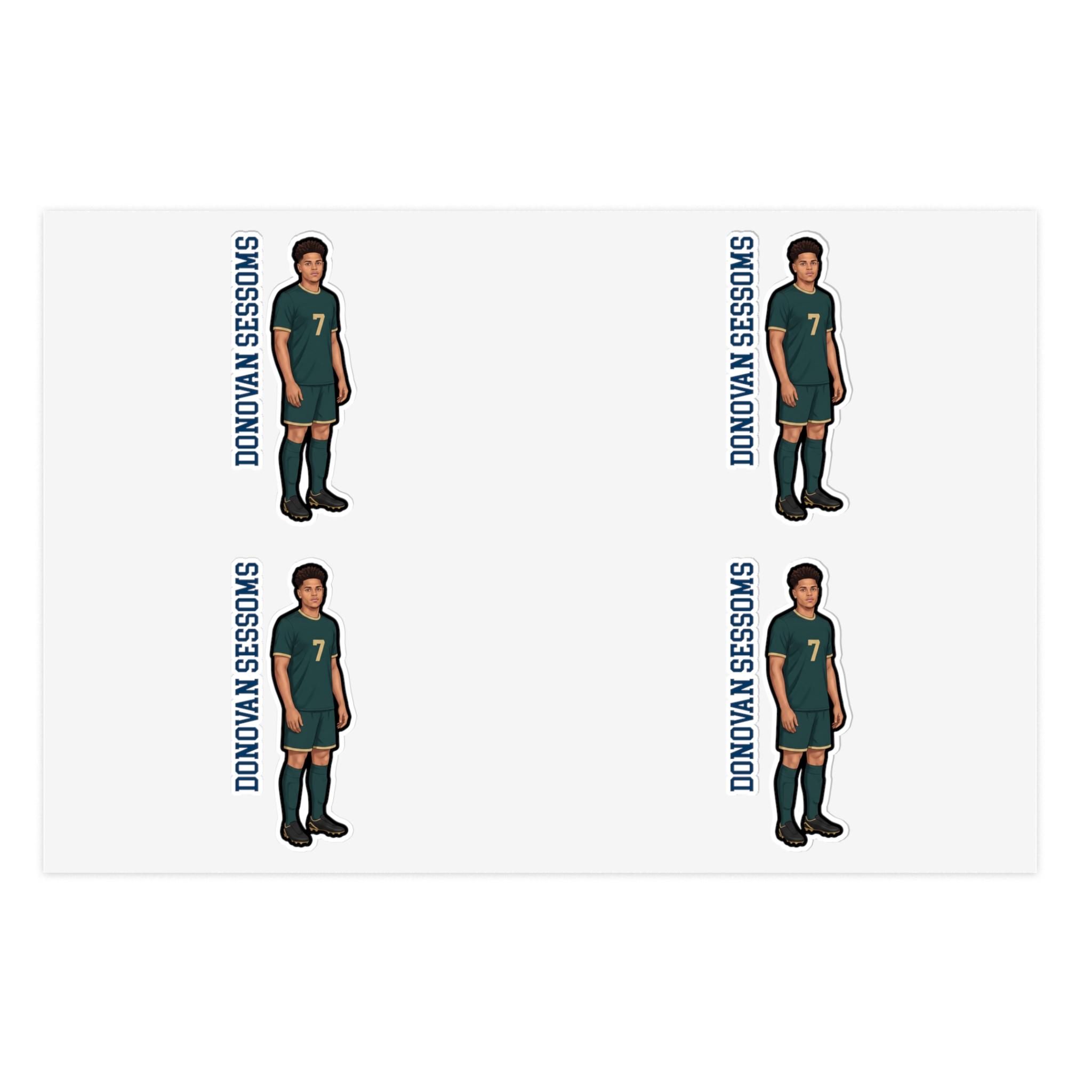 Sticker Sheet — character_name_vertical in Classic