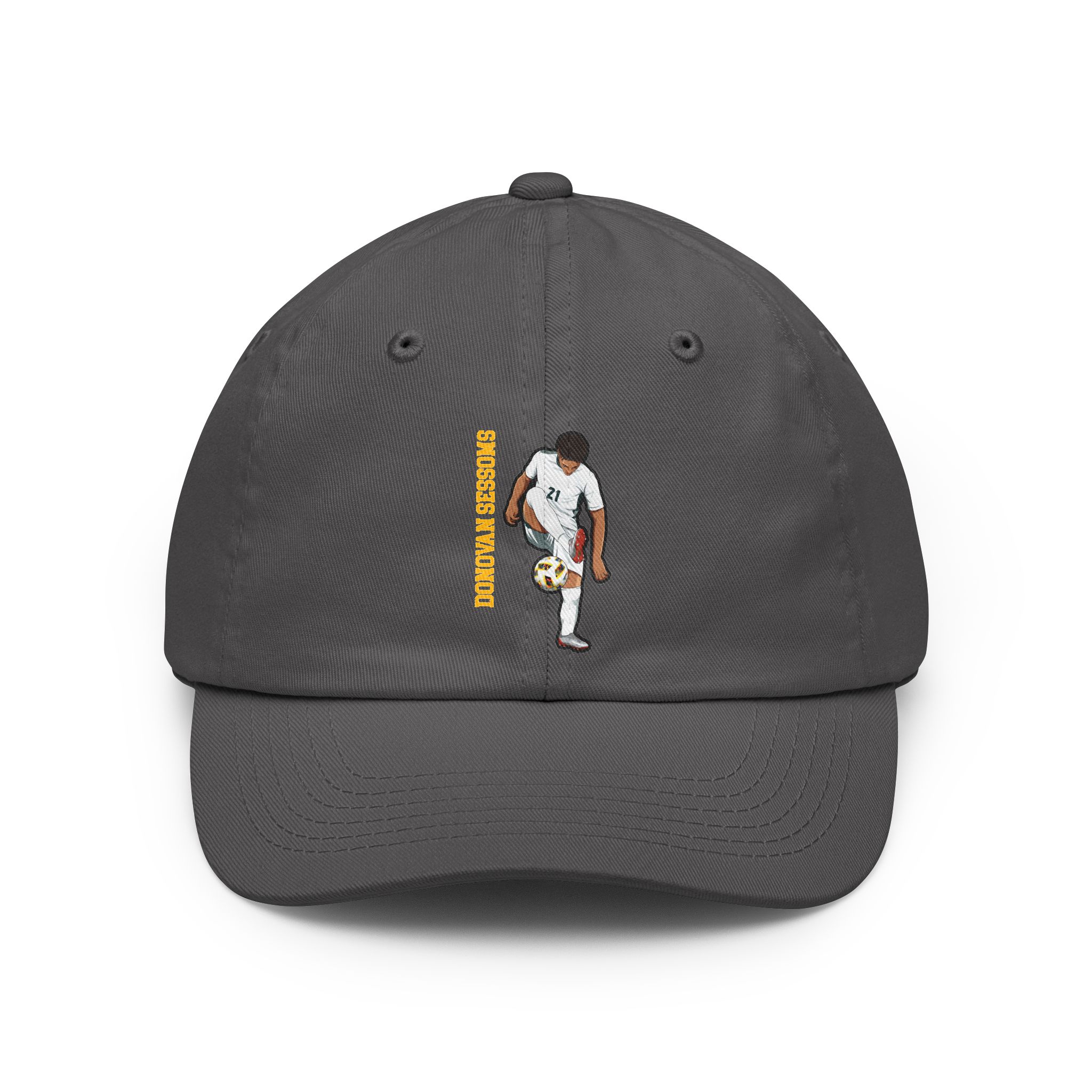 Classic Cap — character_name_vertical in Grey