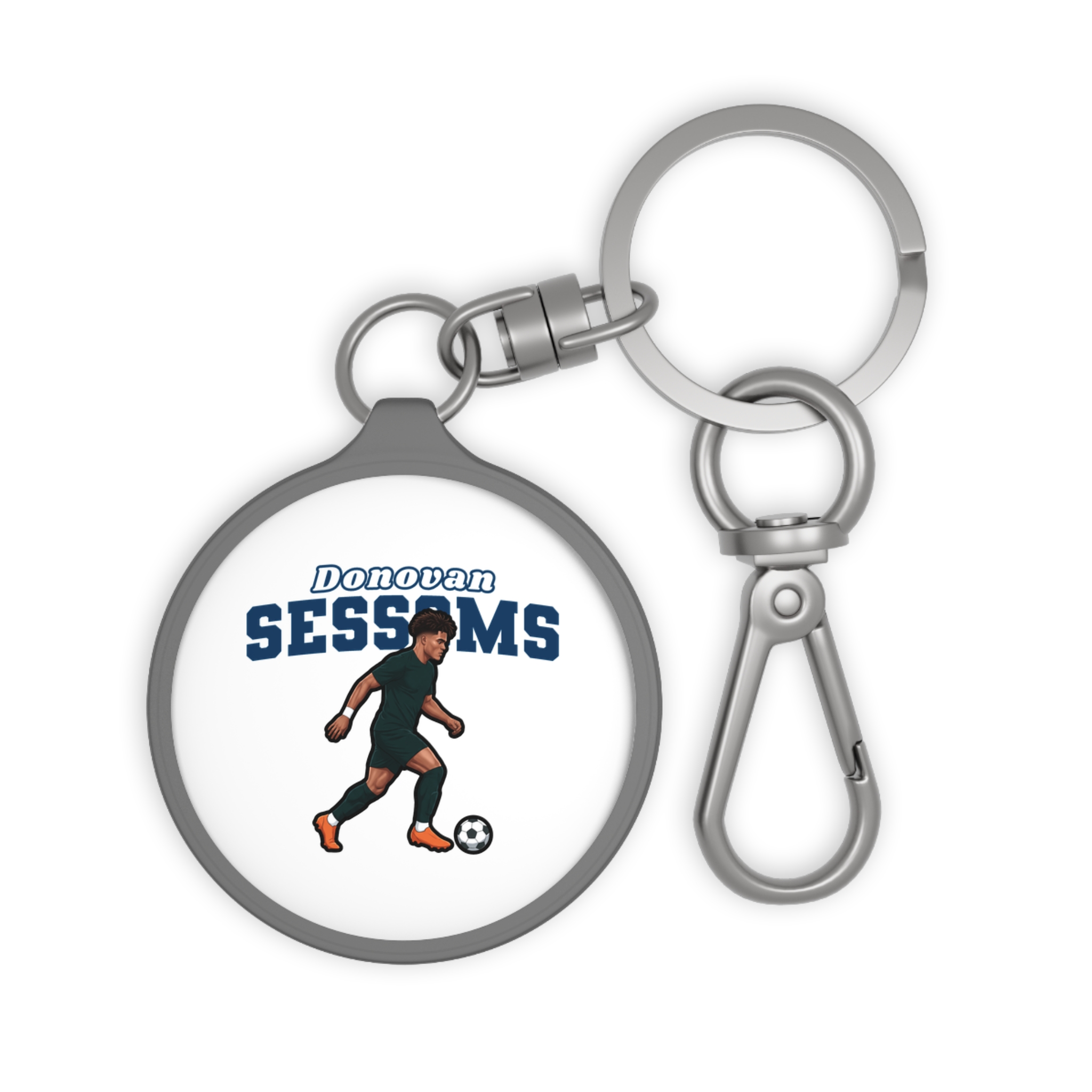 Keychain — character_name_arch in Grey