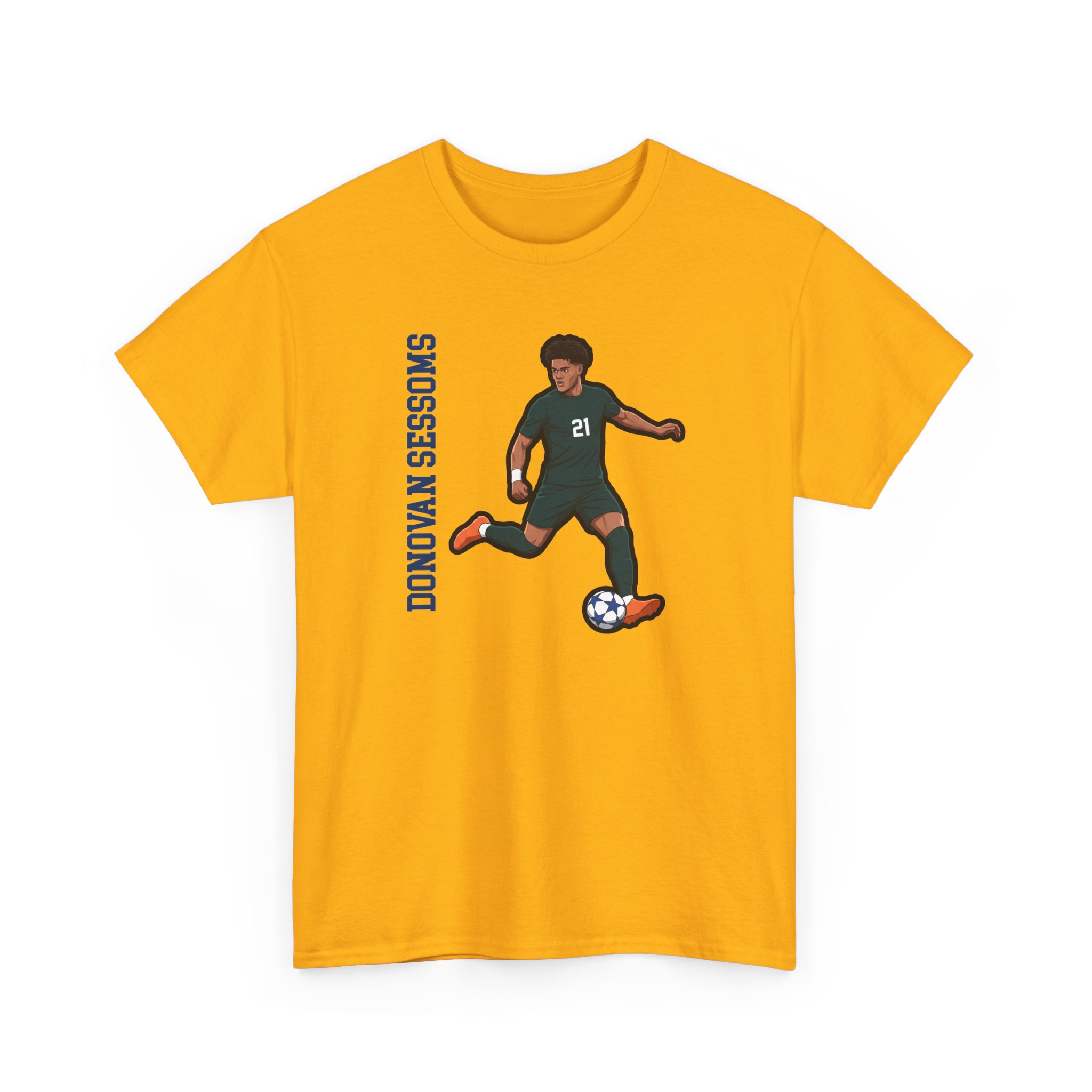 Tee — character_name_vertical in Gold