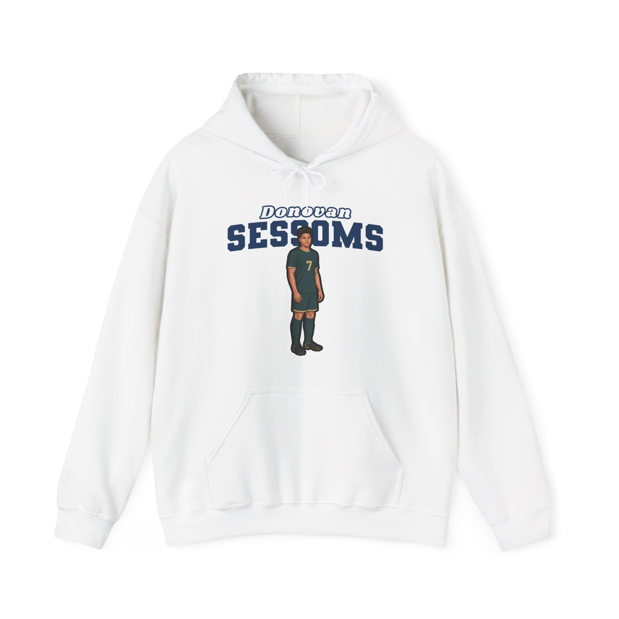 Hoodie — character_name_arch in White