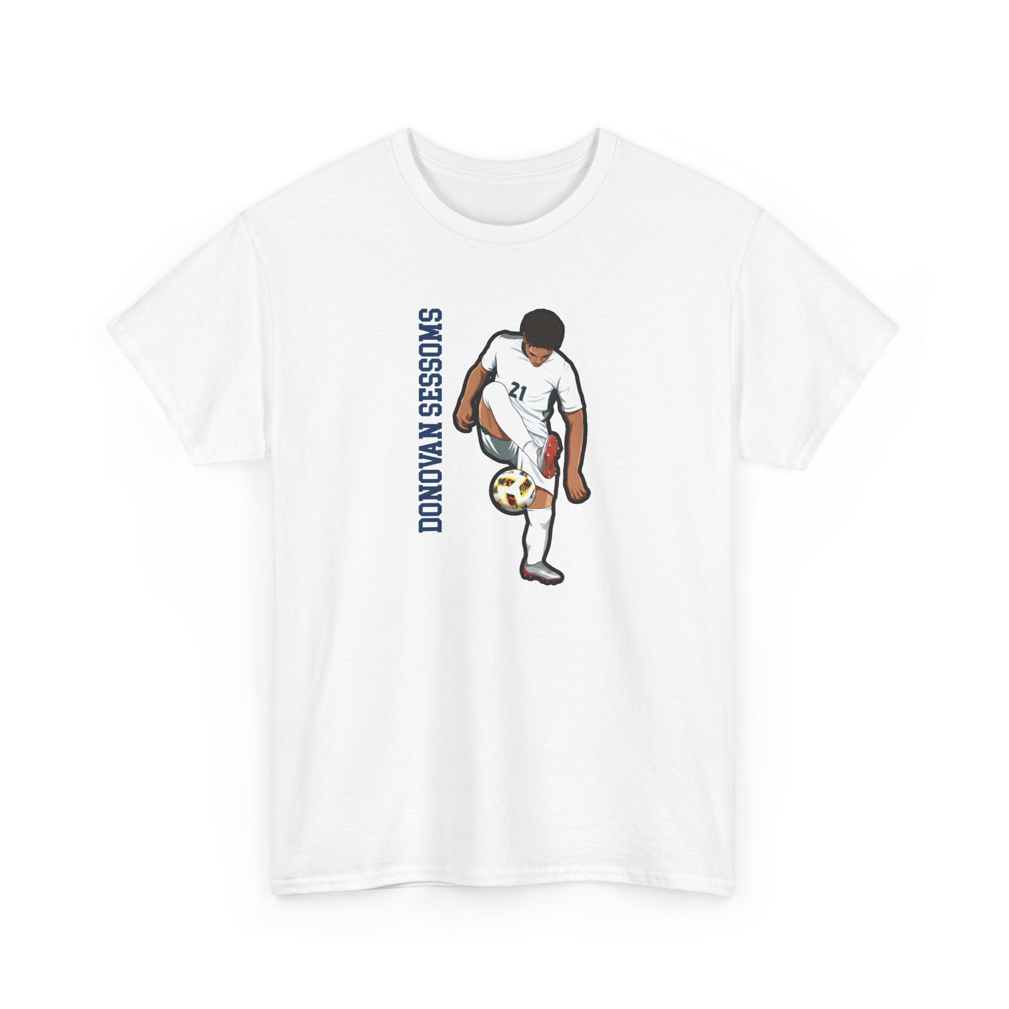Tee — character_name_vertical in White
