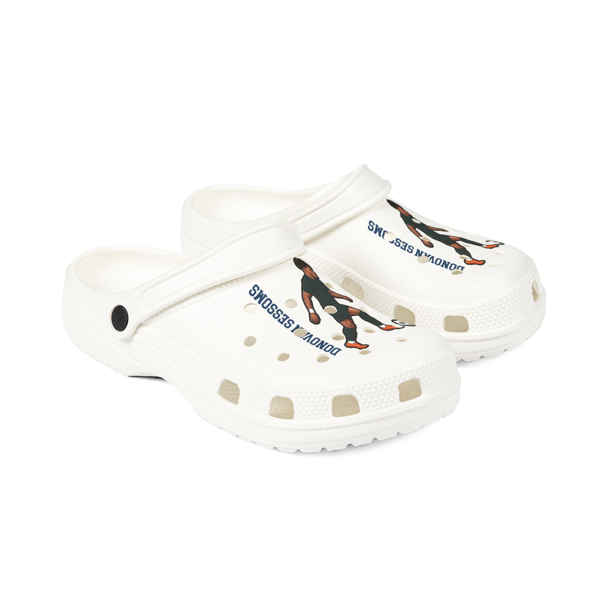 Rubber Clogs — character_name_vertical in White