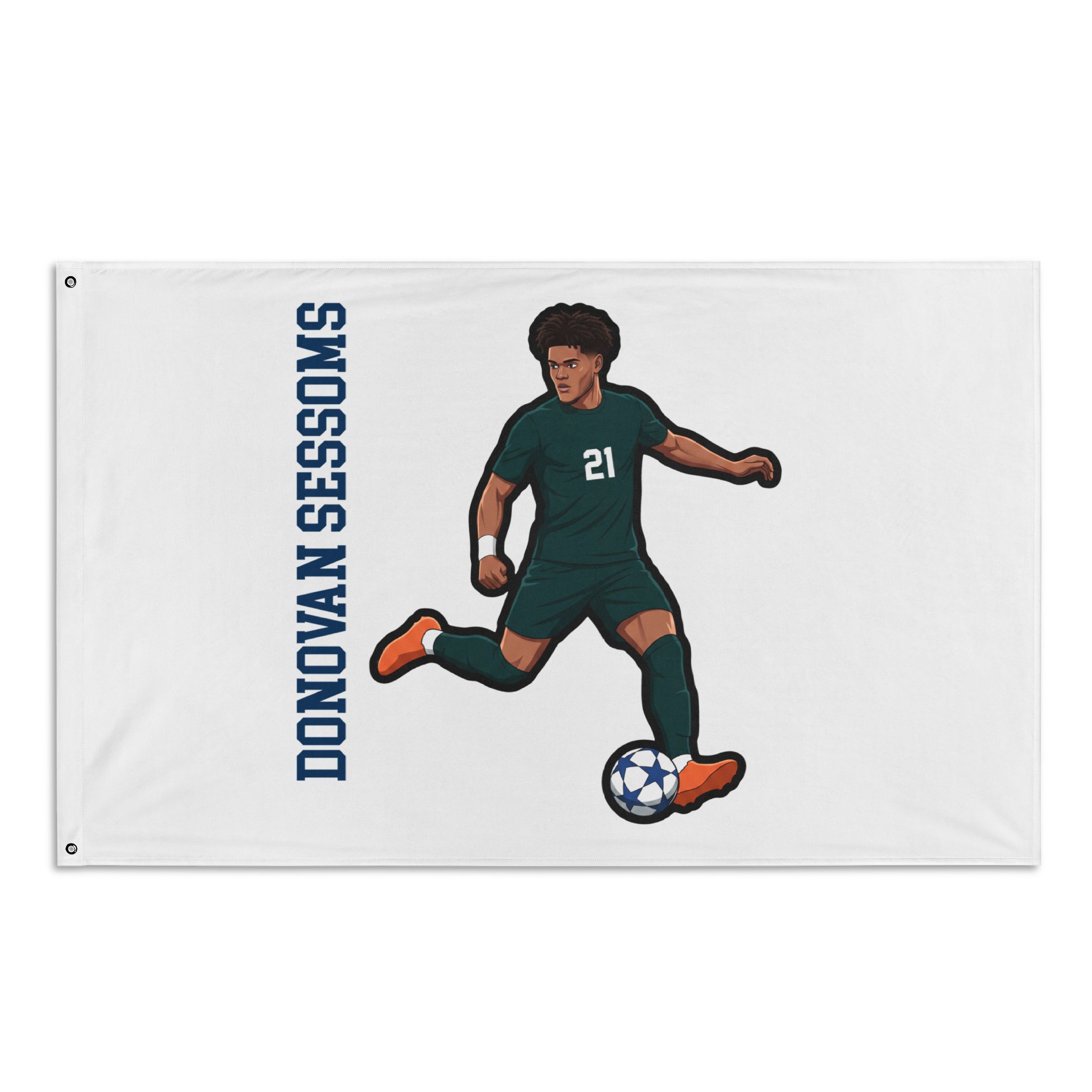 Flag (35 × 56 in) — character_name_vertical in Classic
