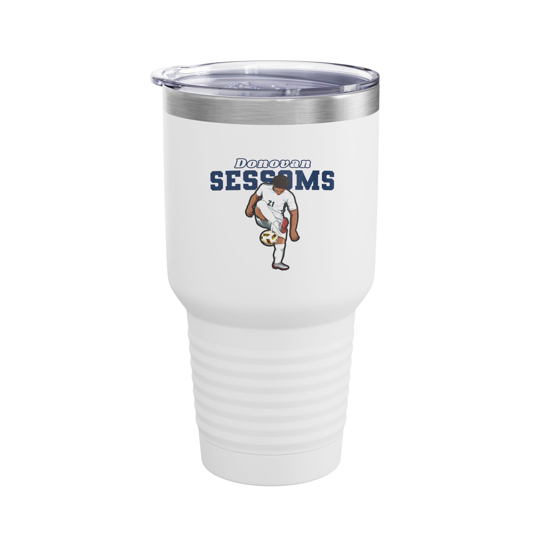 30oz Tumbler — character_name_arch in White