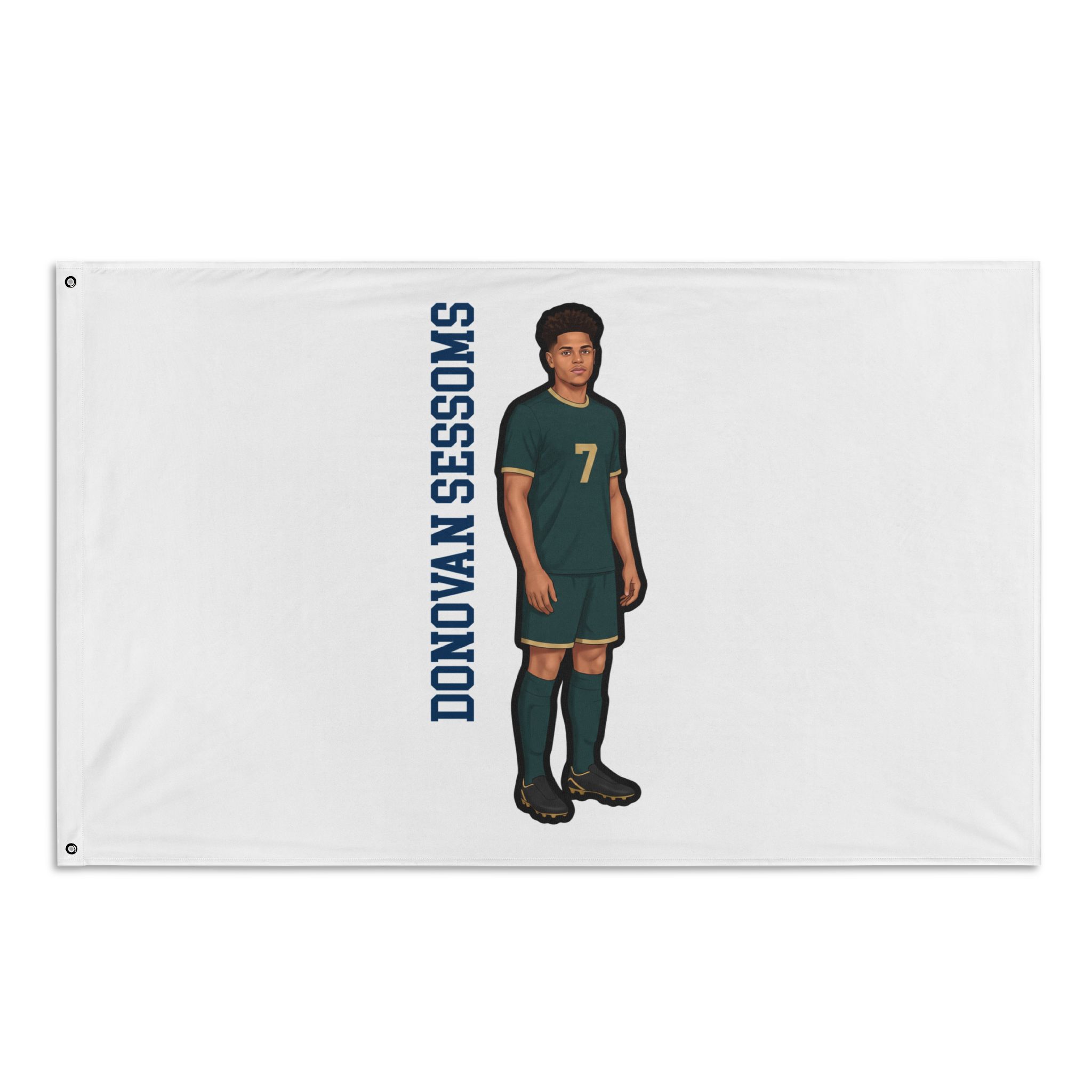 Flag (35 × 56 in) — character_name_vertical in Classic