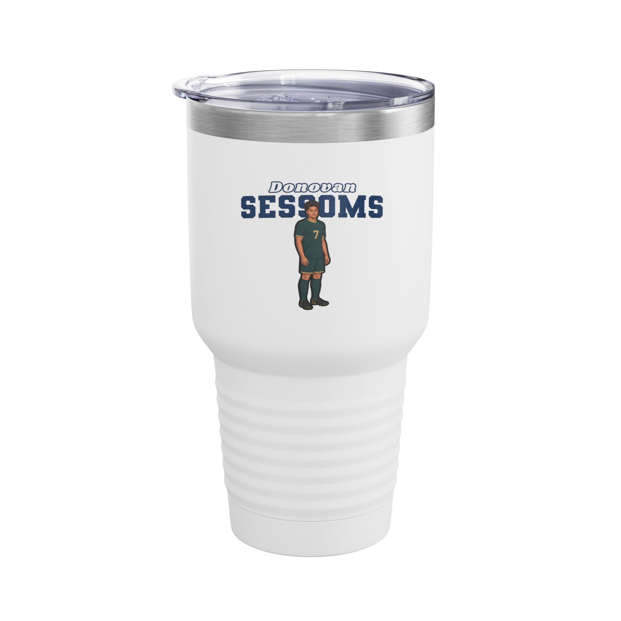30oz Tumbler — character_name_arch in White