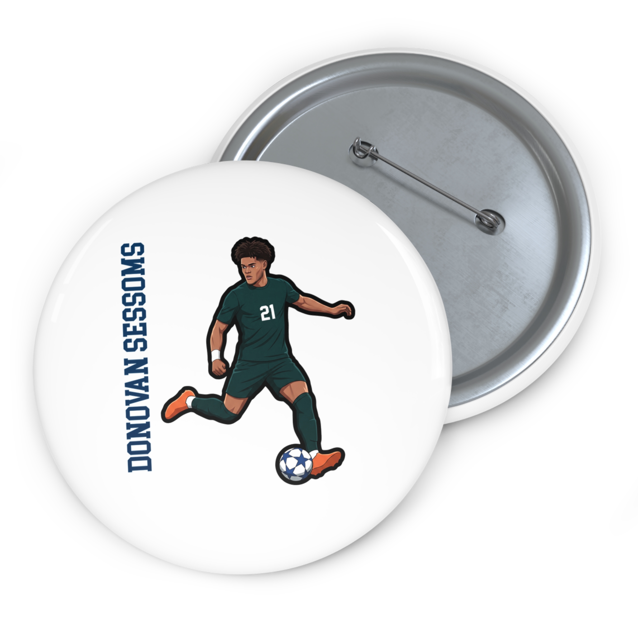 Game Day Pin — character_name_vertical in Classic