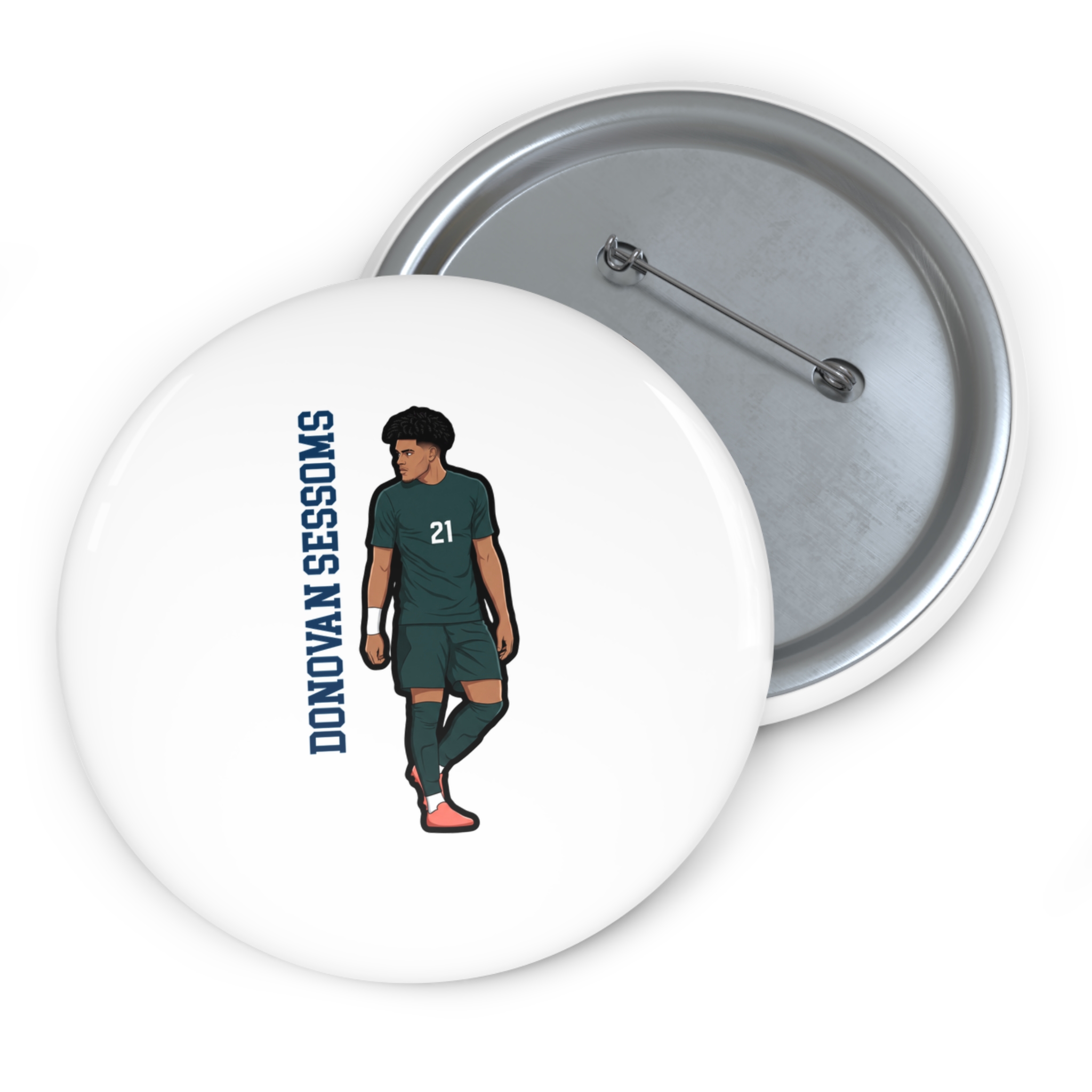 Game Day Pin — character_name_vertical in Classic