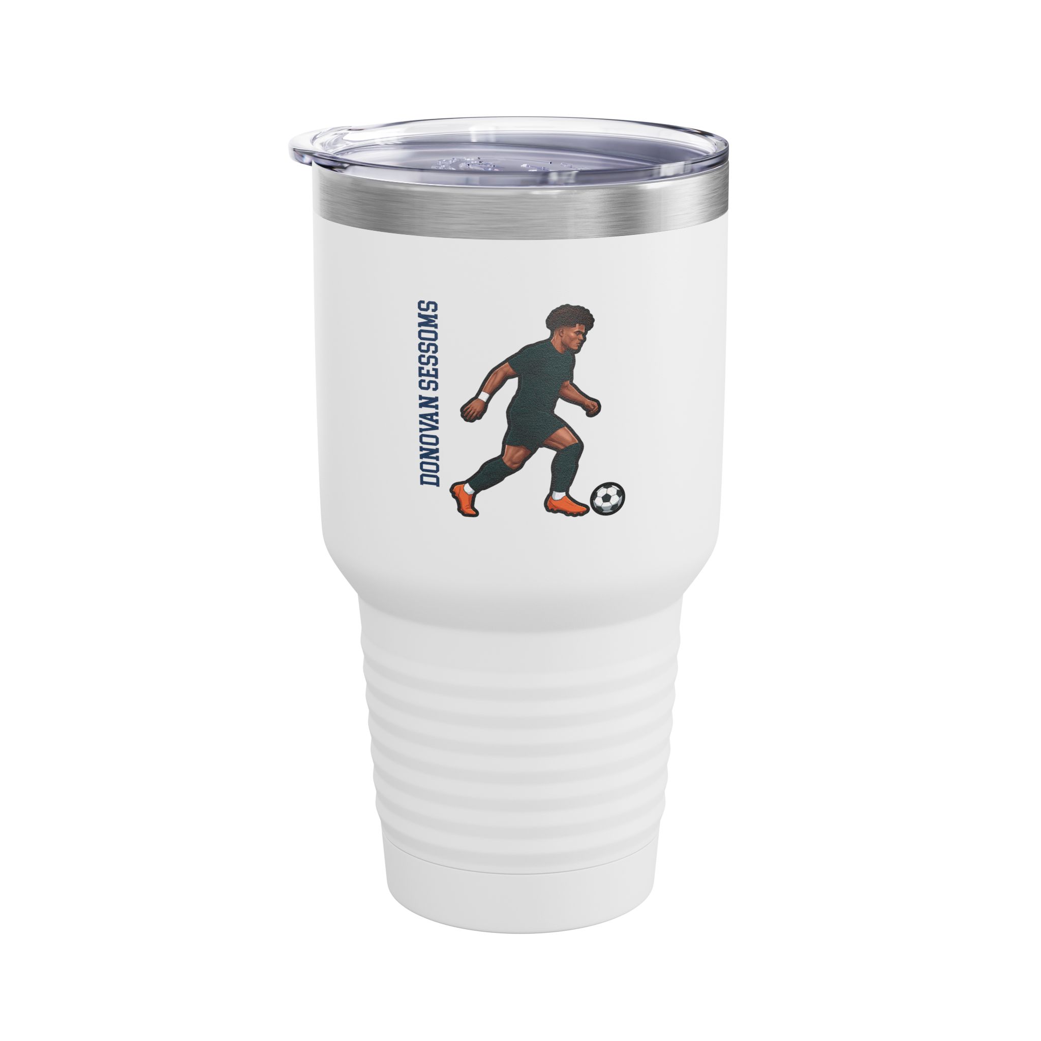 30oz Tumbler — character_name_vertical in White
