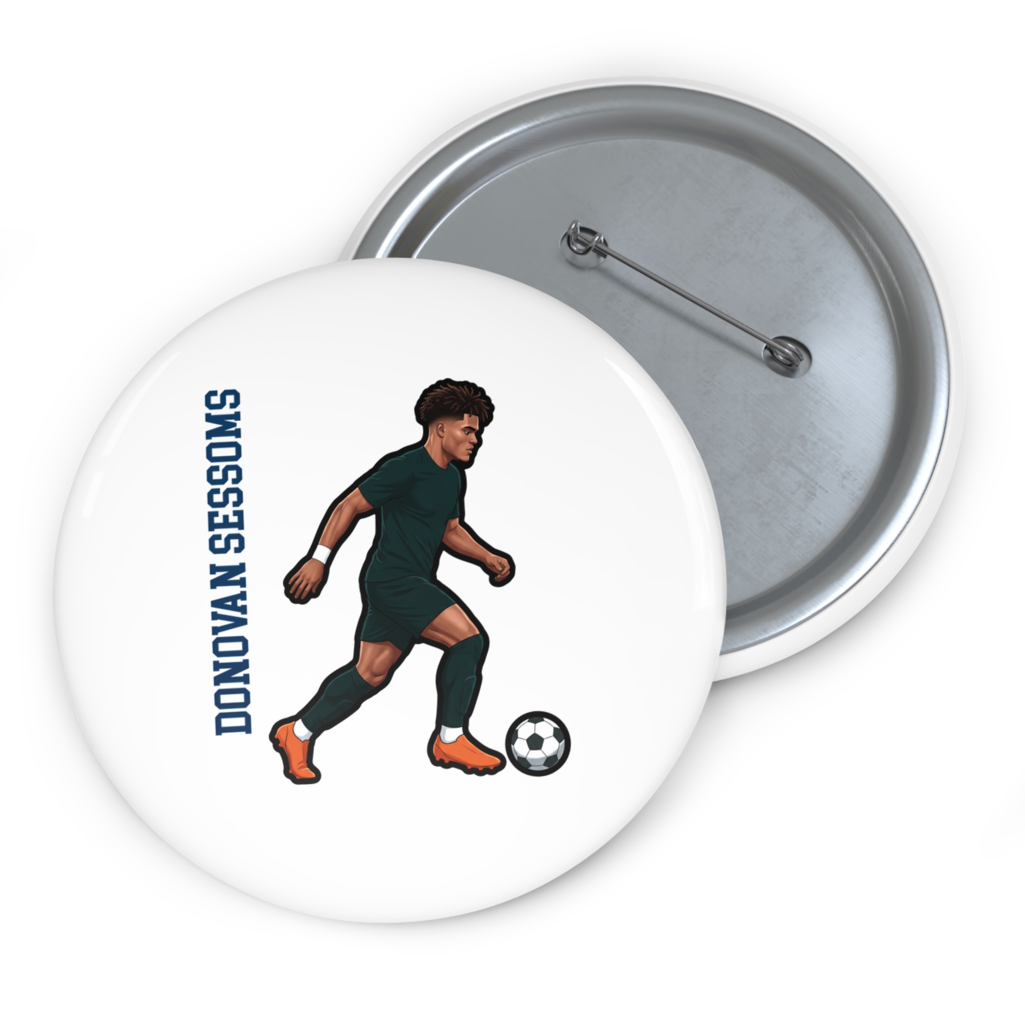 Game Day Pin — character_name_vertical in Classic