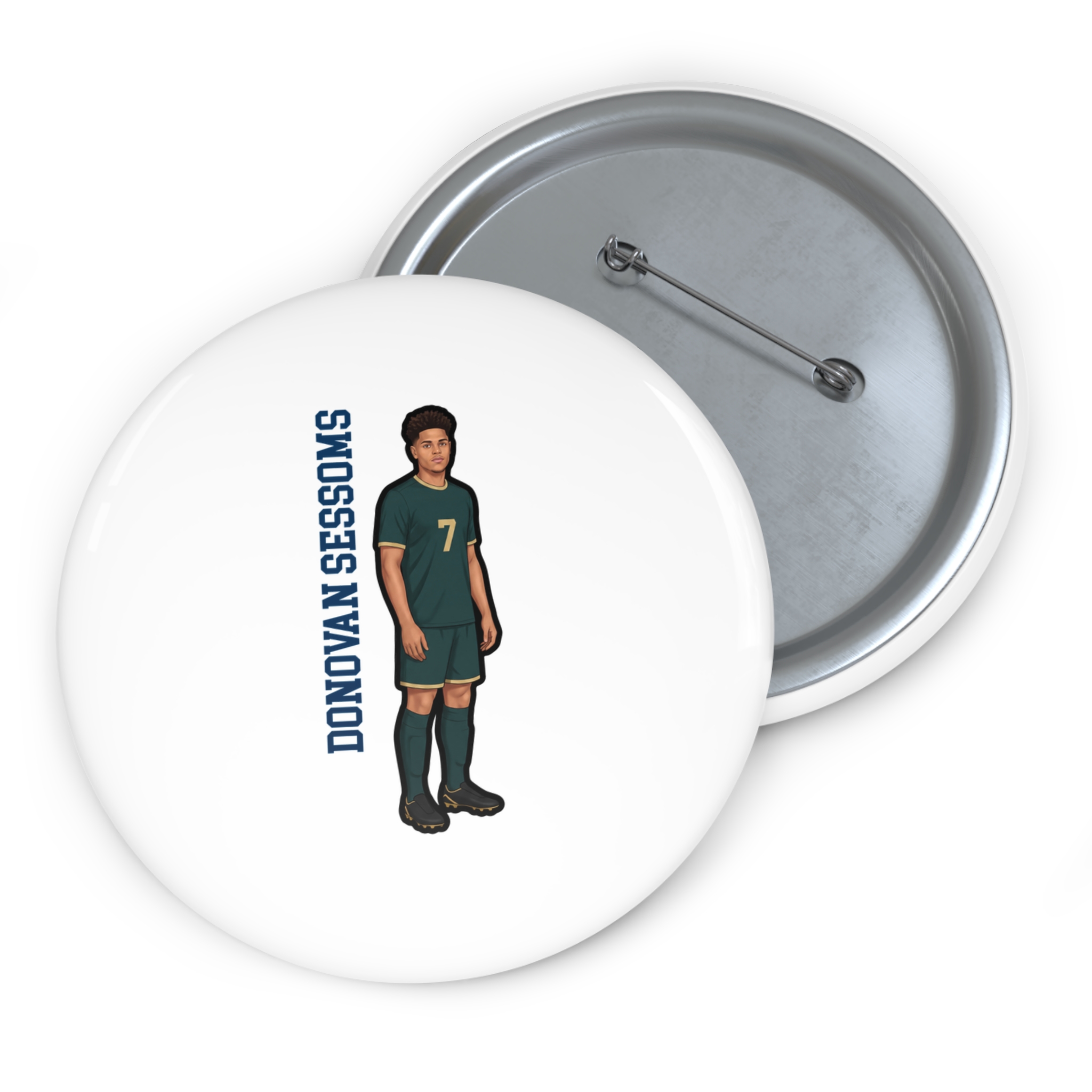 Game Day Pin — character_name_vertical in Classic