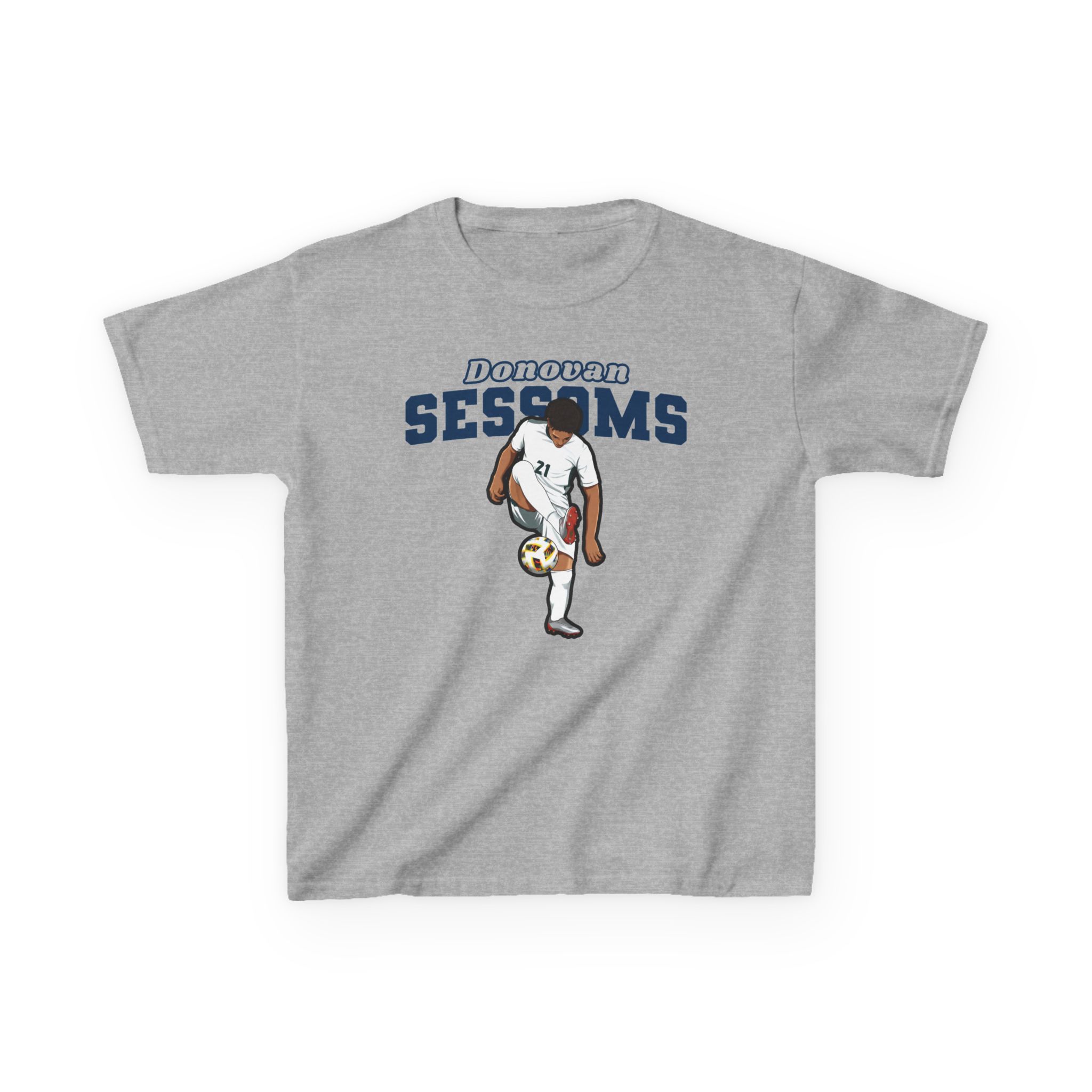 Youth Tee — character_name_arch in Grey