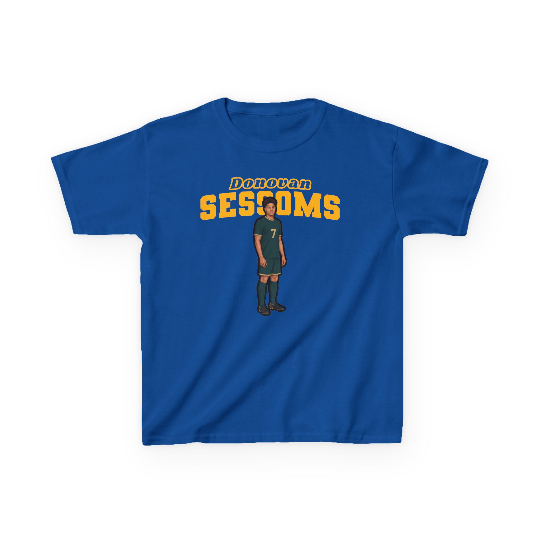 Youth Tee — character_name_arch in Royal