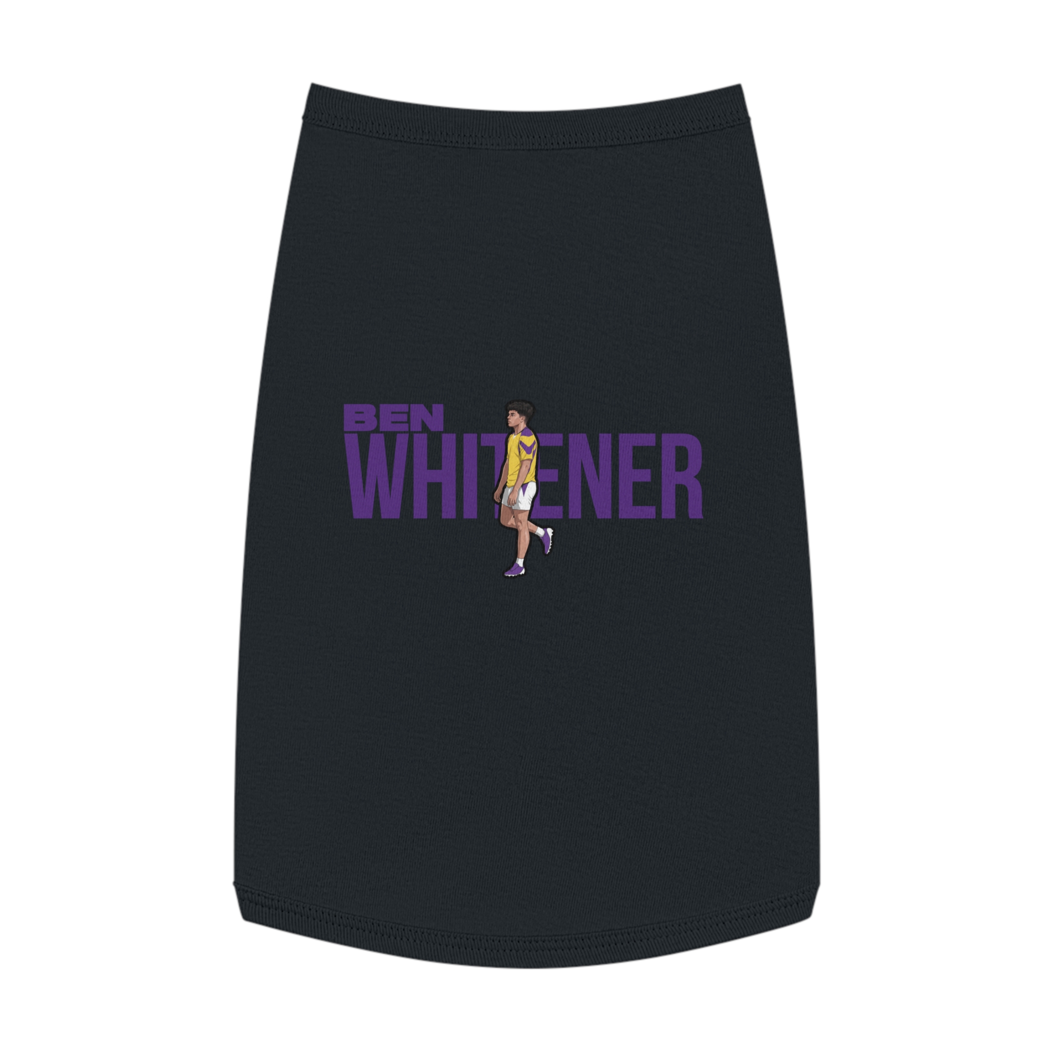 Pet Tank Top — character_player_name in Black