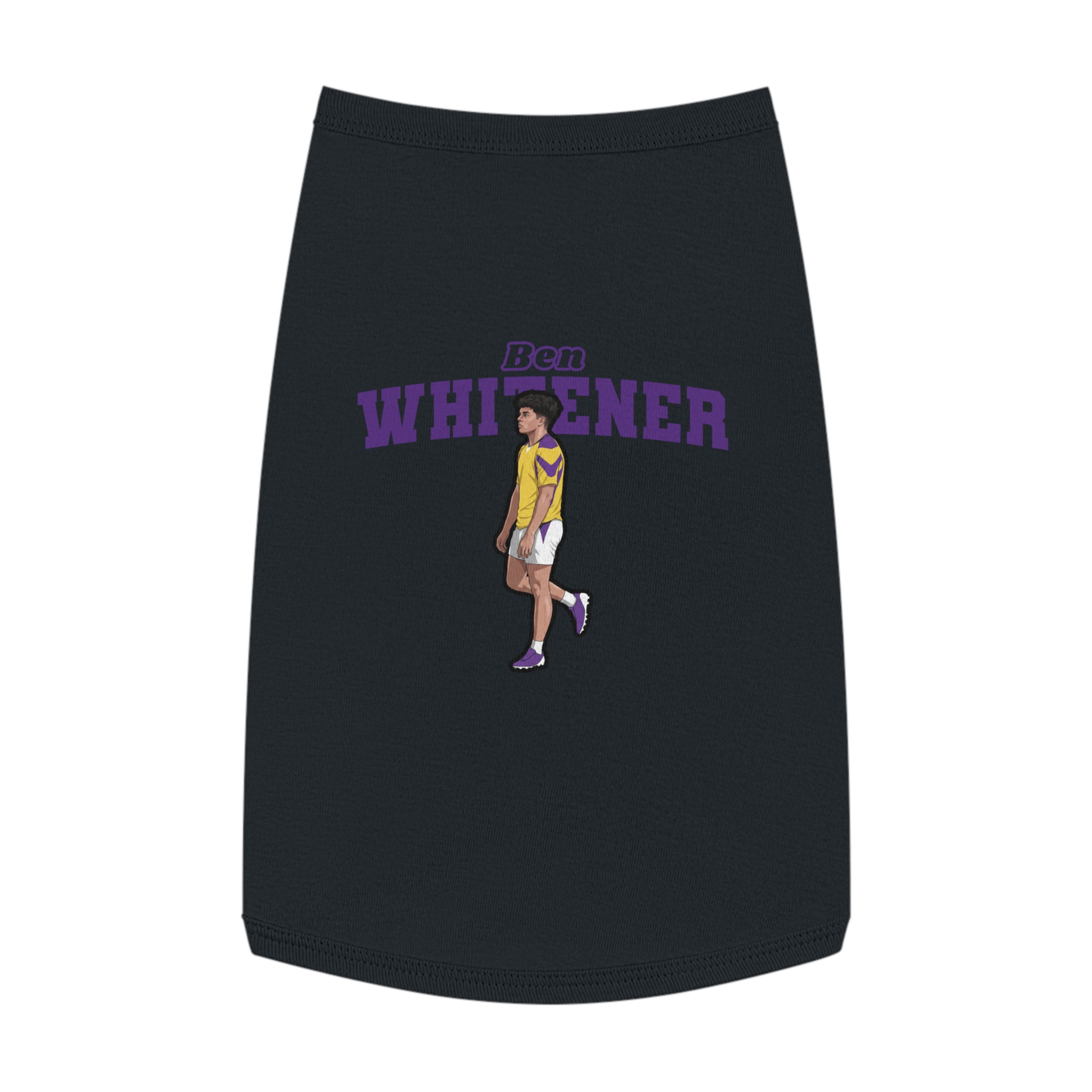 Pet Tank Top — character_name_arch in White