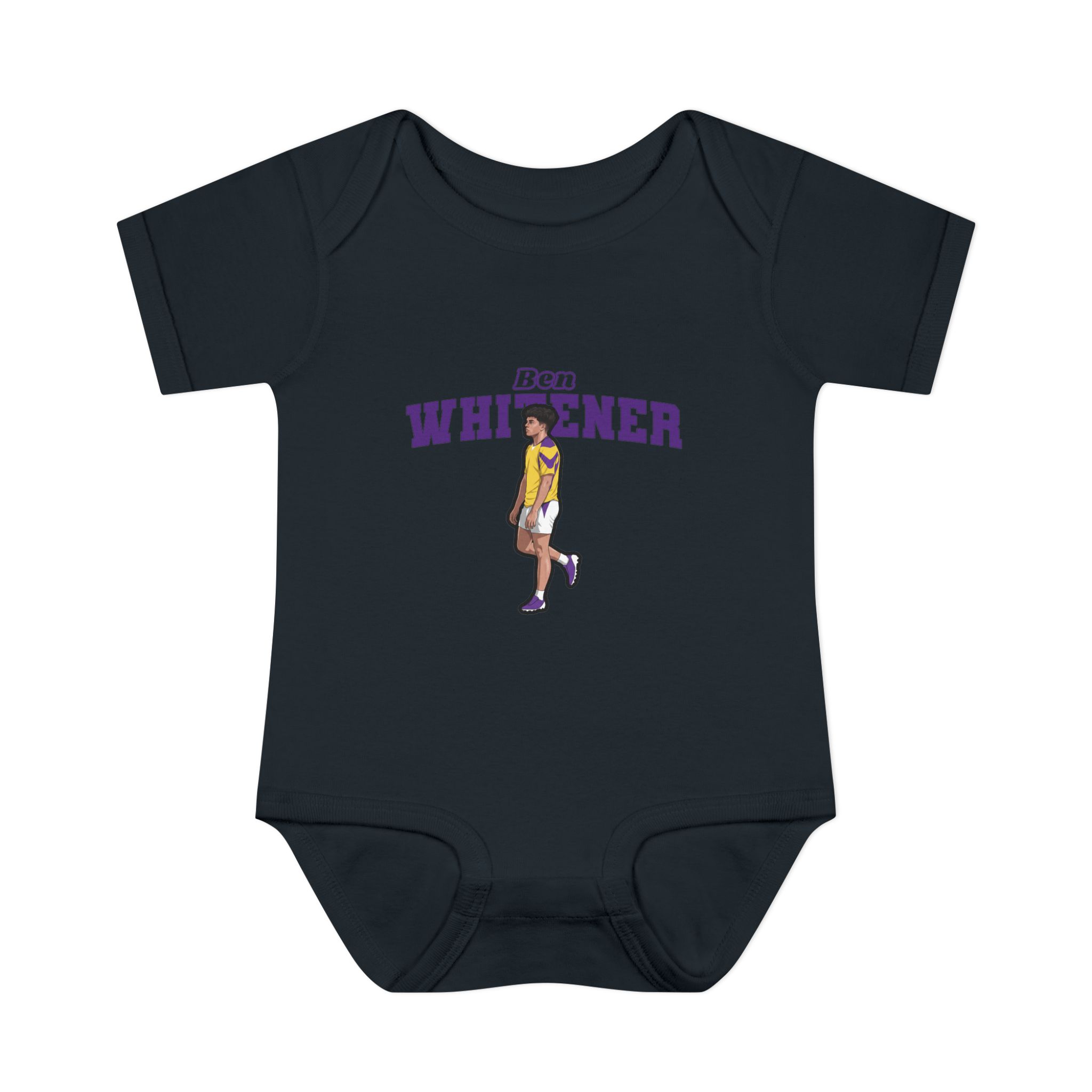 Baby Onesie — character_name_arch in Black