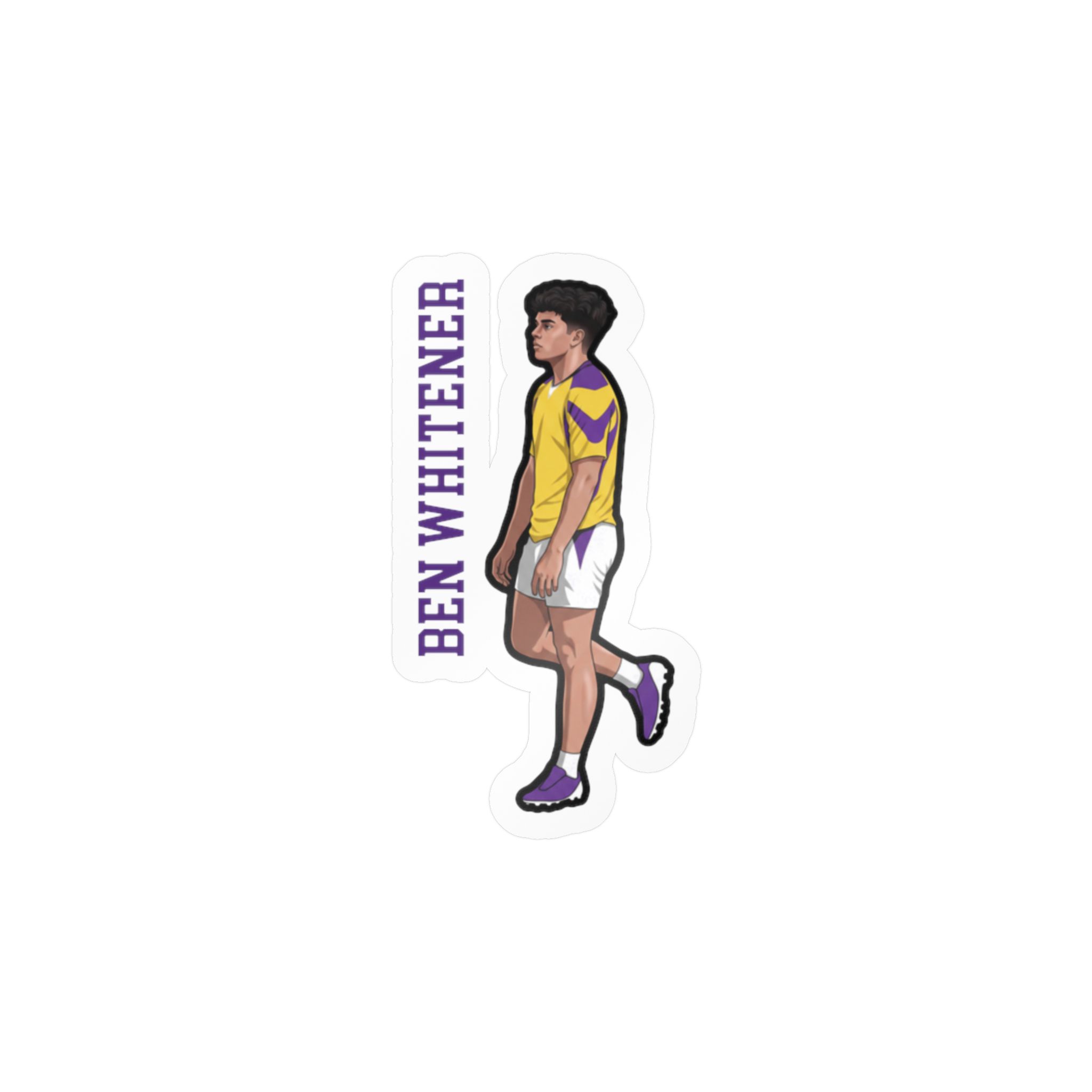 Vinyl Sticker — character_name_vertical in Classic