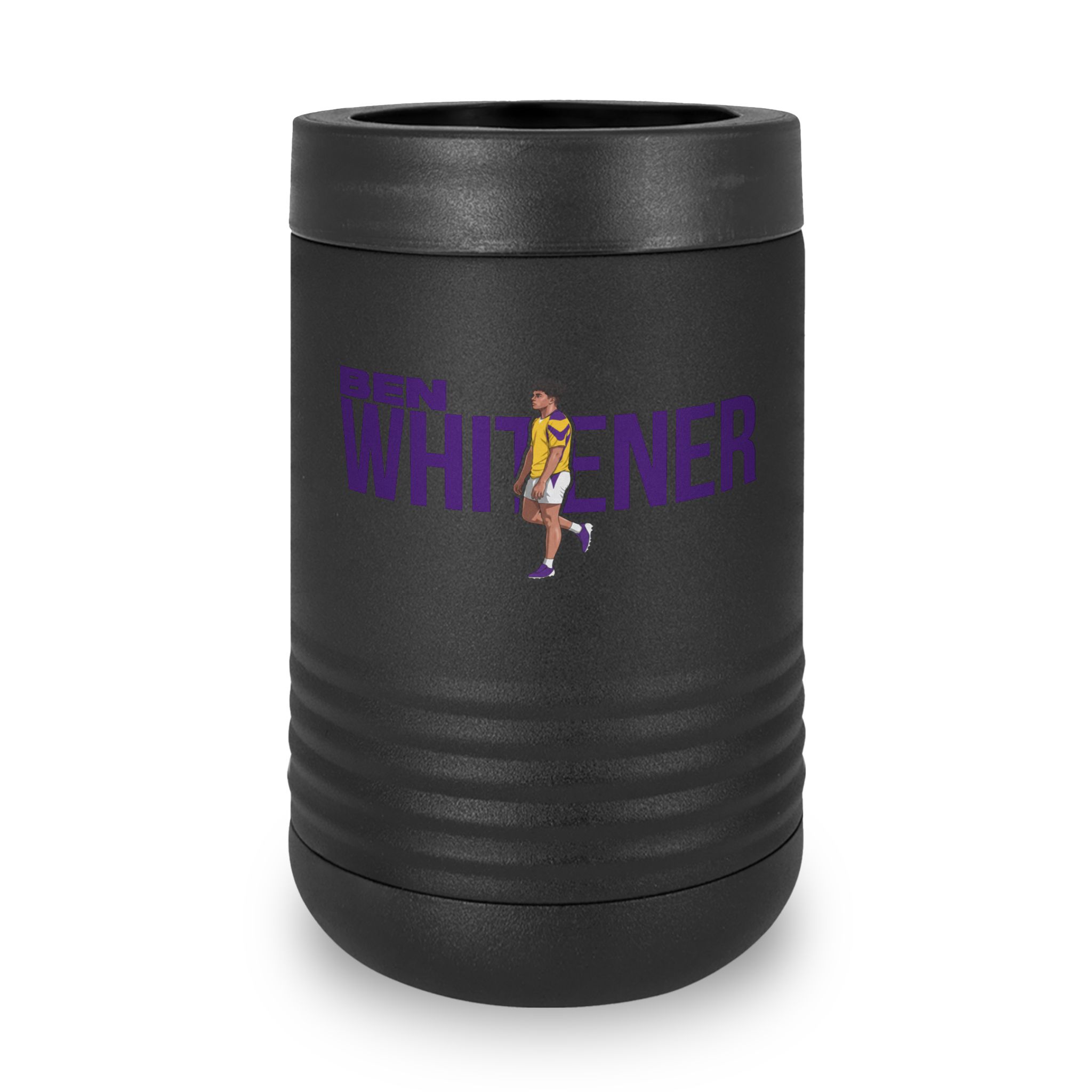 Stainless Can Cooler — character_player_name in Black