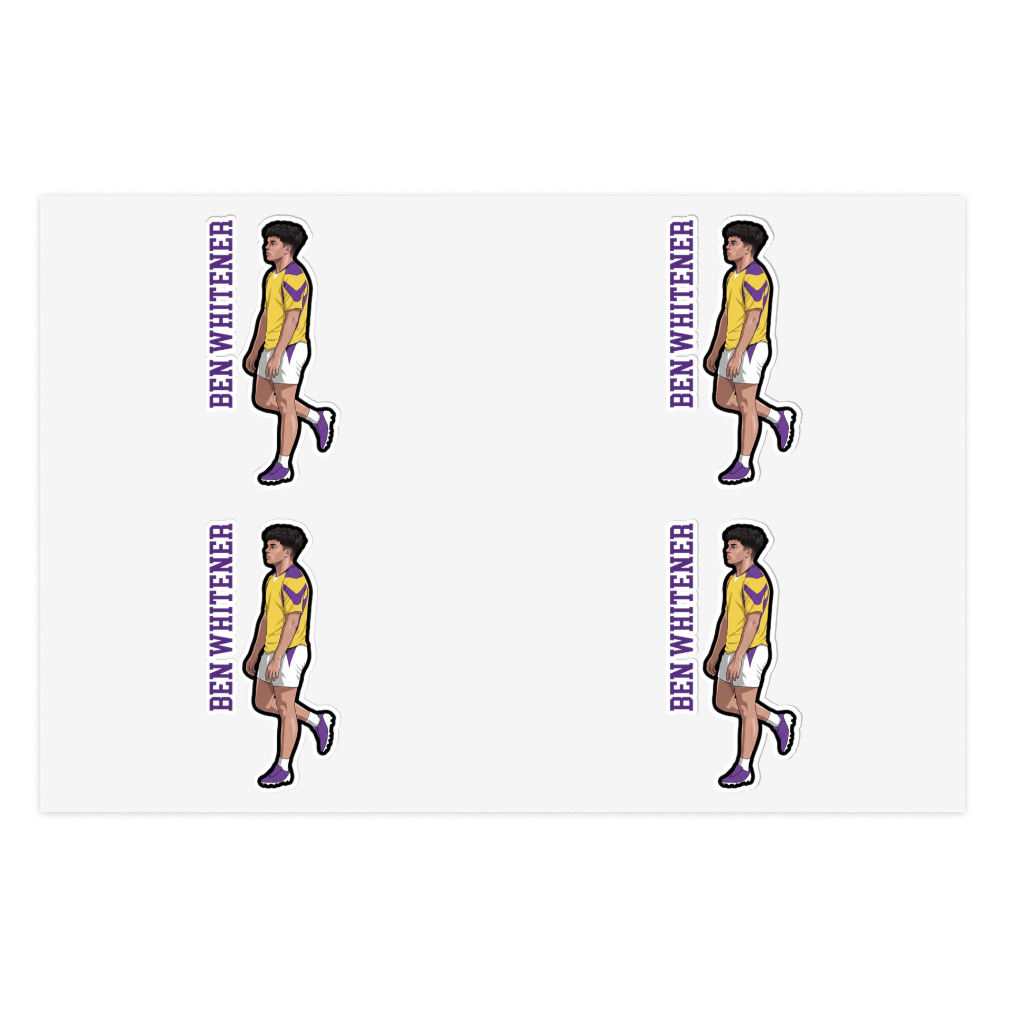 Sticker Sheet — character_name_vertical in Classic