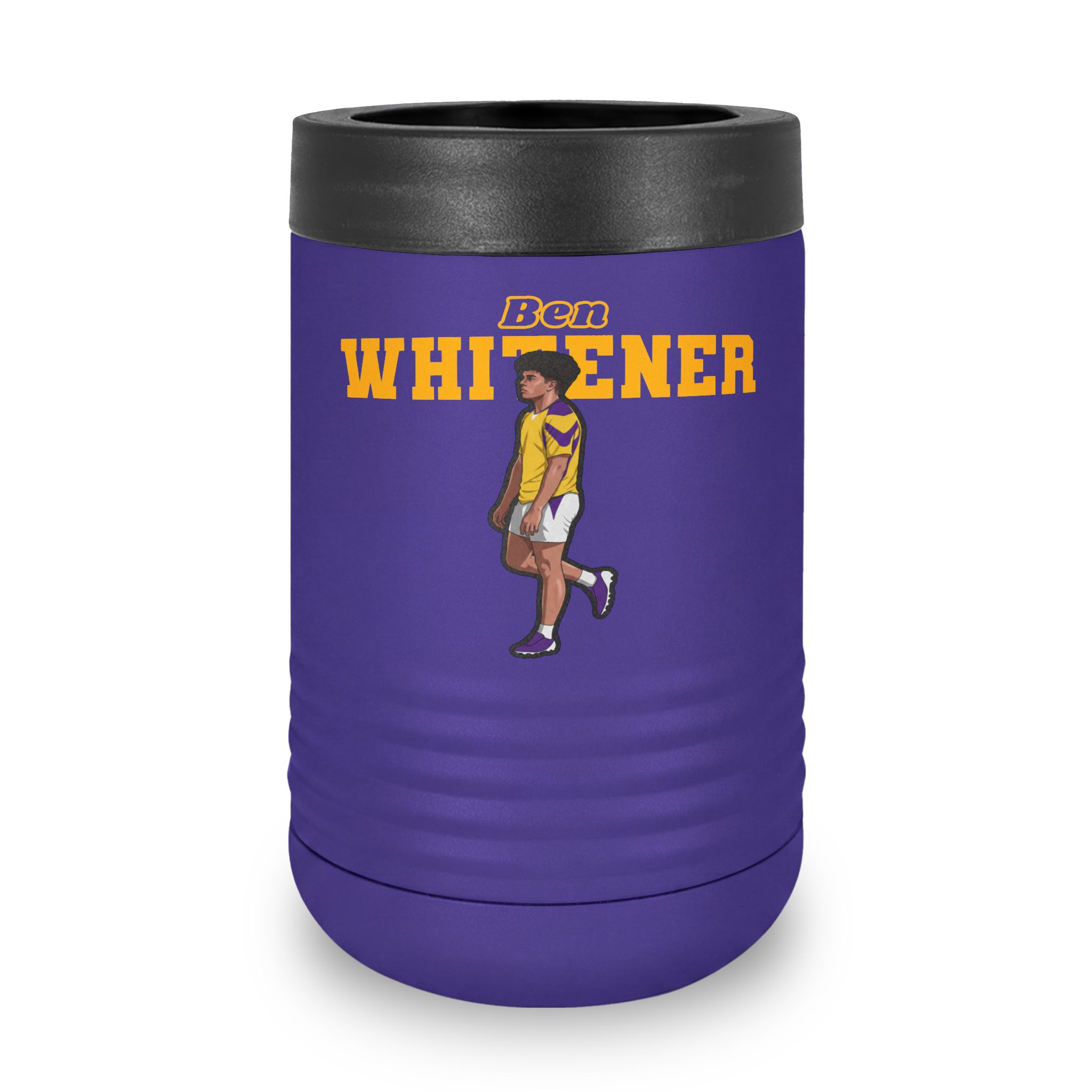 Stainless Can Cooler — character_name_arch in Purple