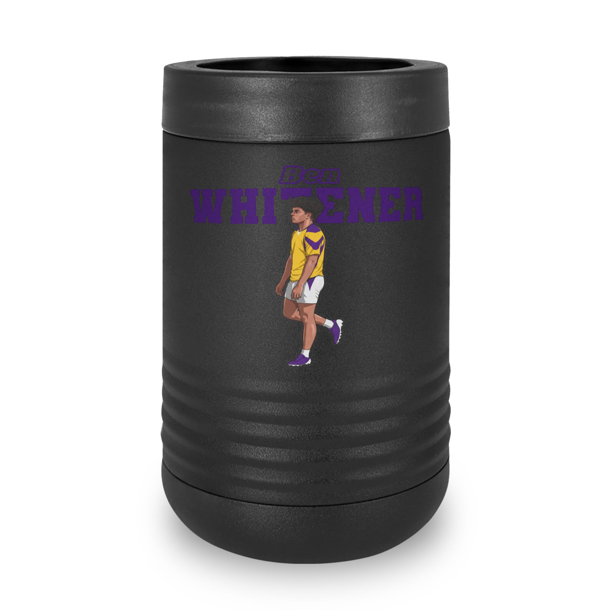 Stainless Can Cooler — character_name_arch in Black