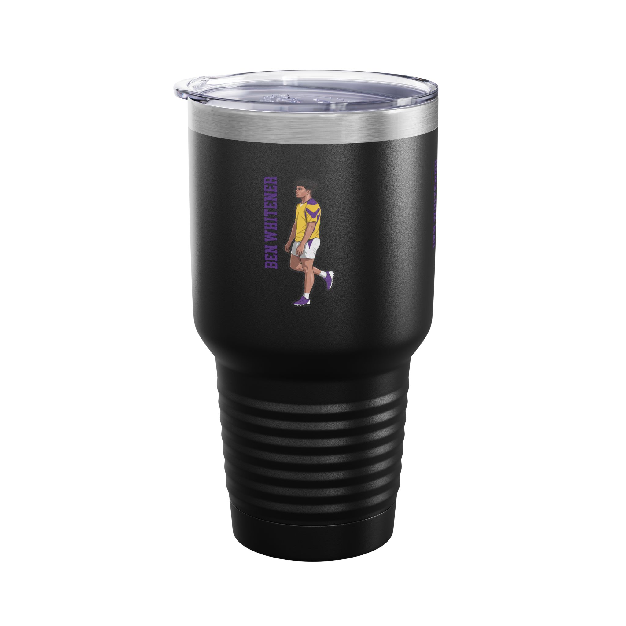 30oz Tumbler — character_name_vertical in Black